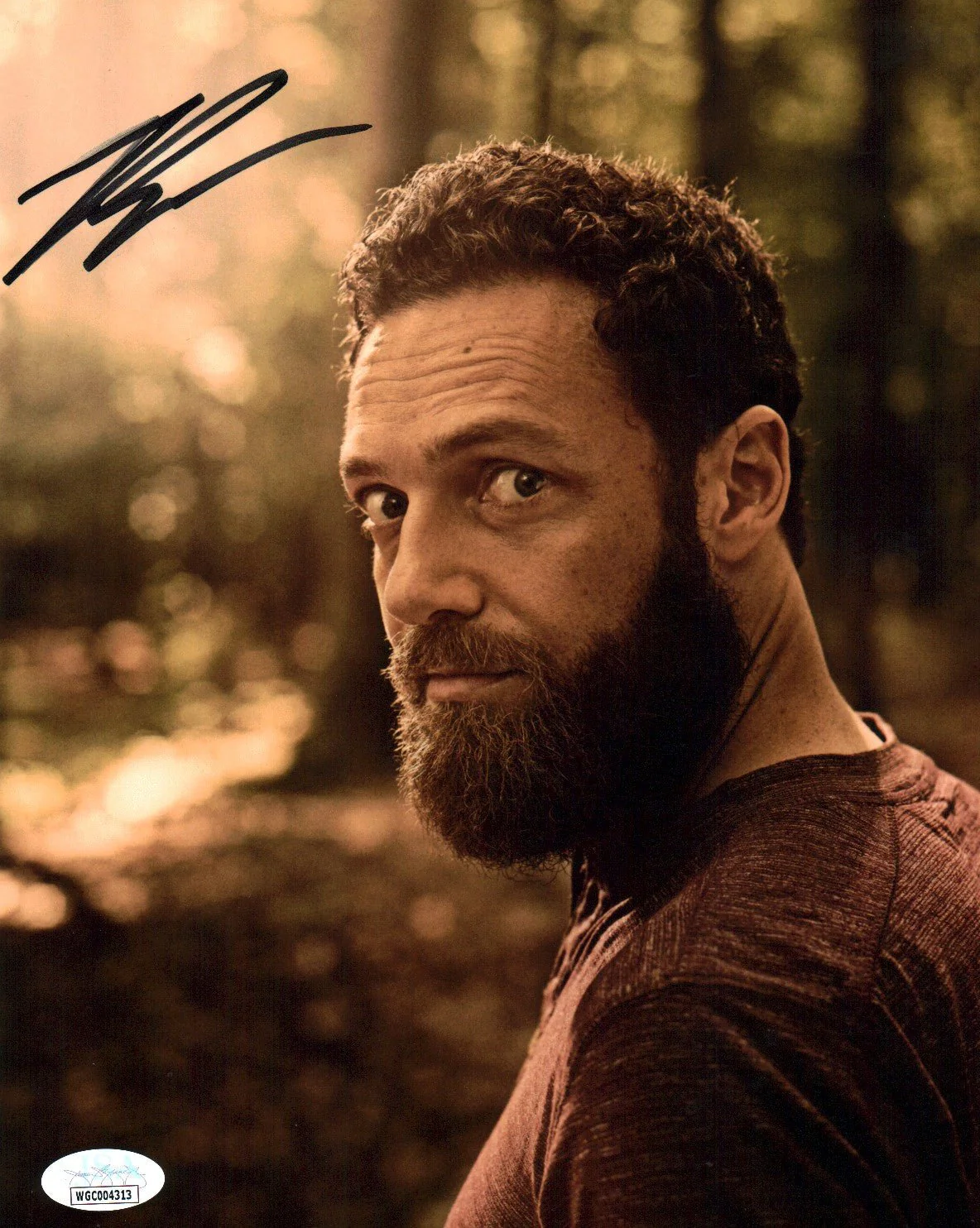 Ross Marquand The Walking Dead 8x10 Signed Photo JSA Certified Autograph - Image 2