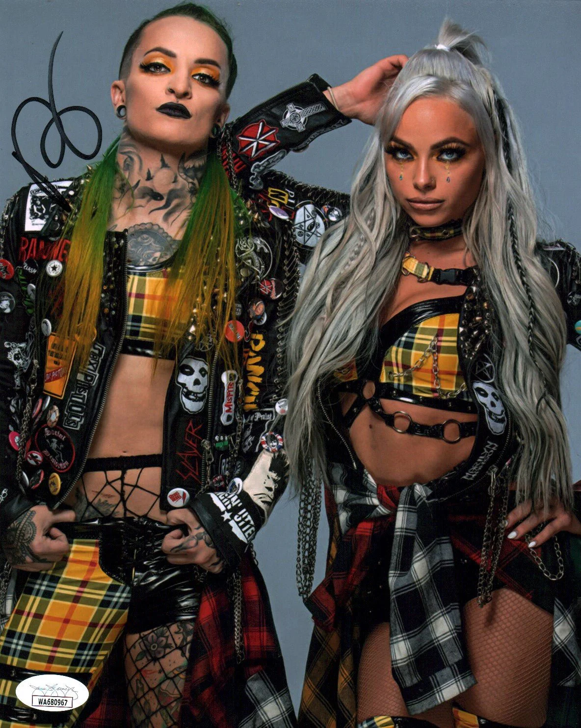 Ruby Soho Riott AEW Wrestling 8x10 Signed Photo JSA Certified Autograph