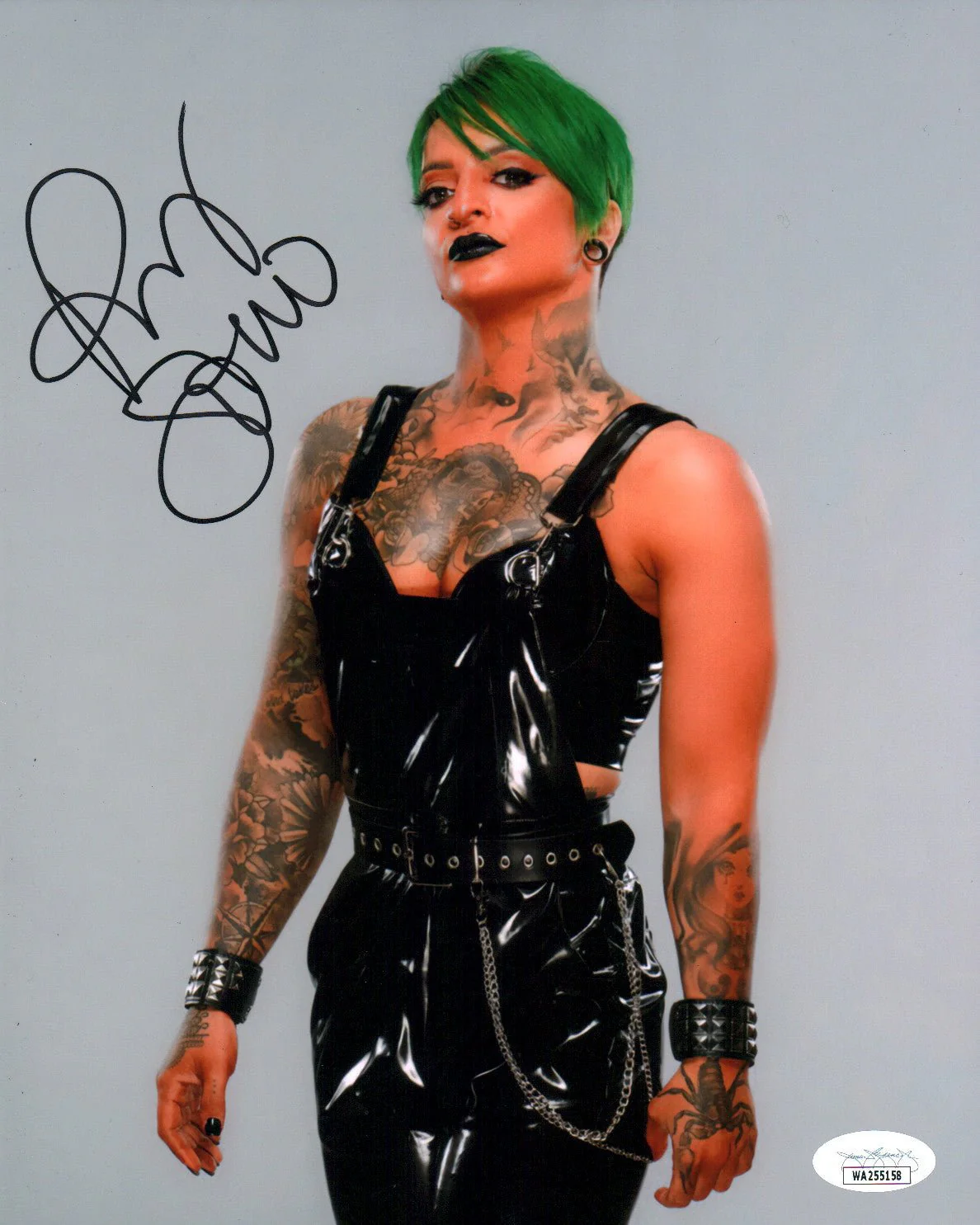 Ruby Soho Riott AEW Wrestling 8x10 Signed Photo JSA Certified Autograph