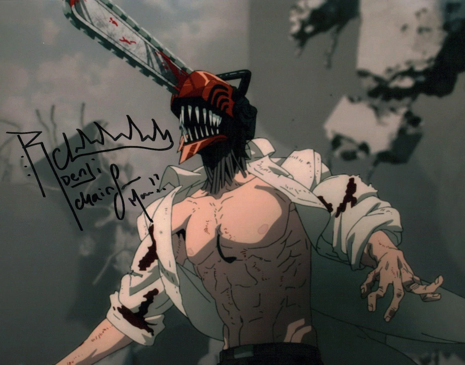Ryan Colt Levy Chainsaw Man 8x10 Signed Photo JSA COA Certified Autograph - Image 2