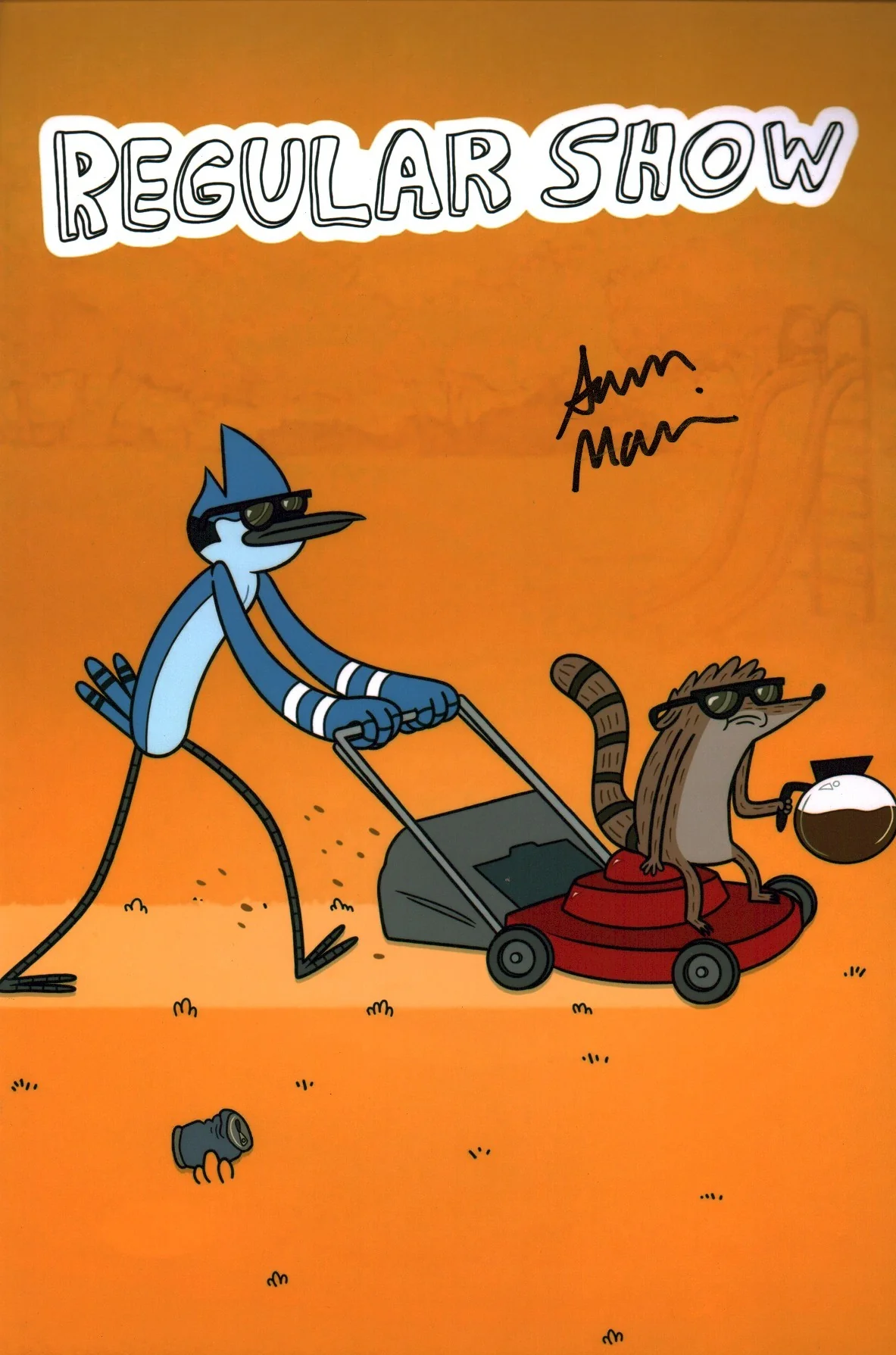 Sam Marin Regular Show 8x12 Signed Photo JSA Certified Autograph