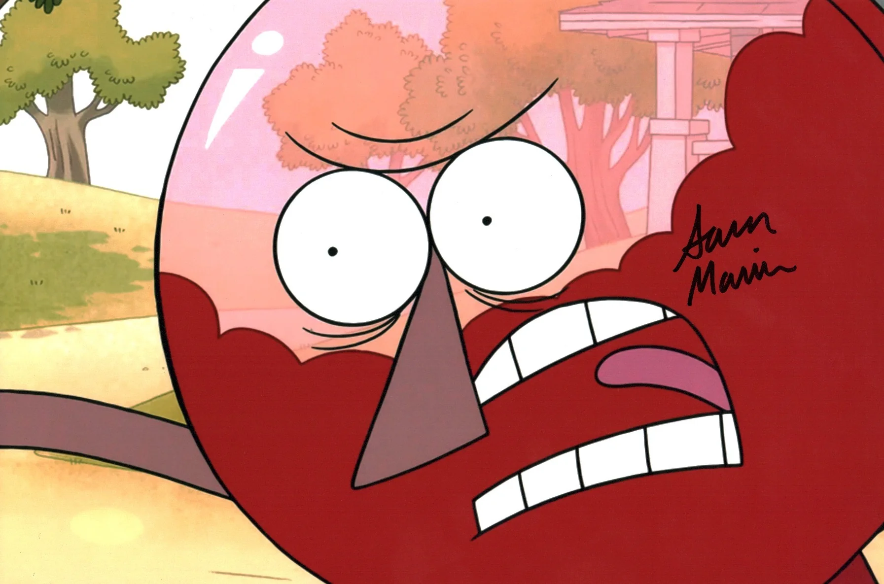 Sam Marin Regular Show 8x12 Signed Photo JSA Certified Autograph