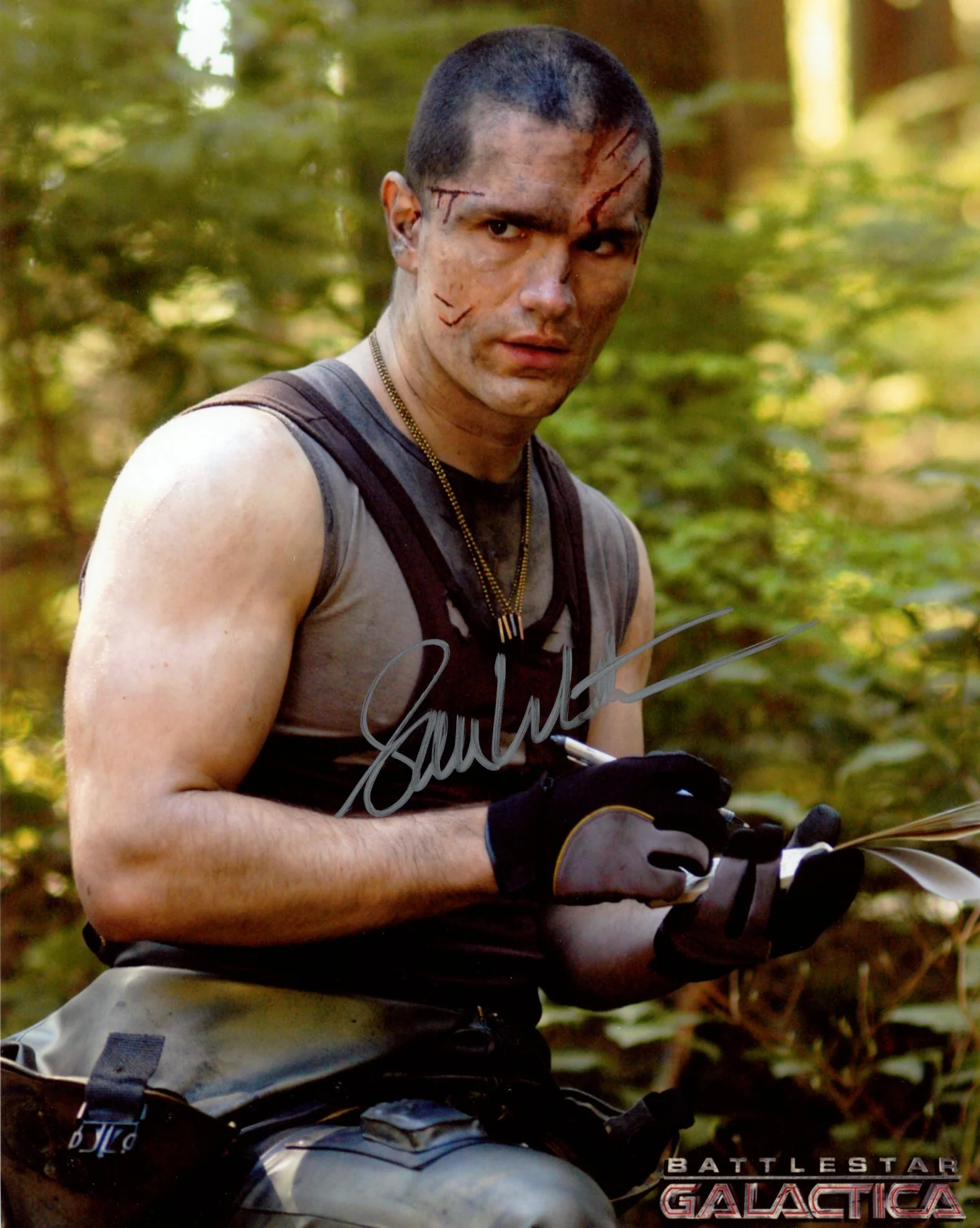 Sam Witwer BATTLESTAR GALACTICA 8x10 Photo Signed JSA Certified Autograph