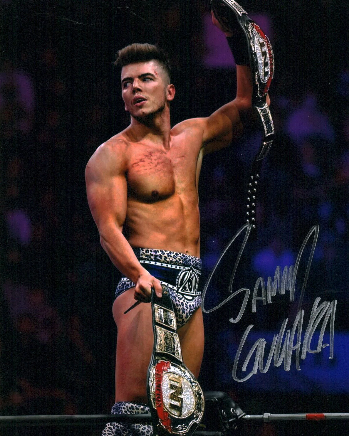 Sammy Guevara AEW Wrestling 8x10 Photo Signed JSA Certified Autograph