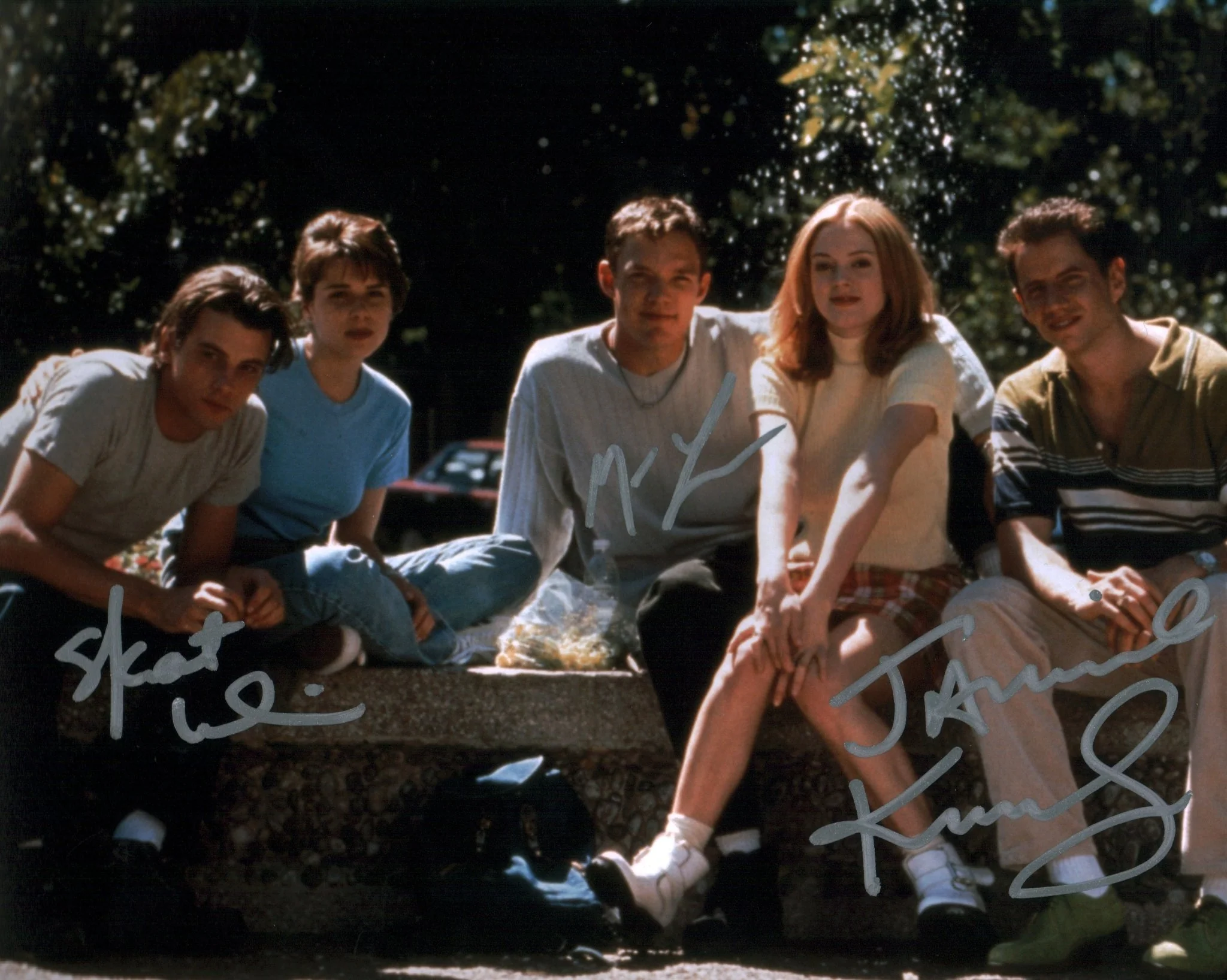 Scream 8x10 Signed Photo Cast x3 Lillard Ulrich Kennedy JSA Certified Autograph - Image 2