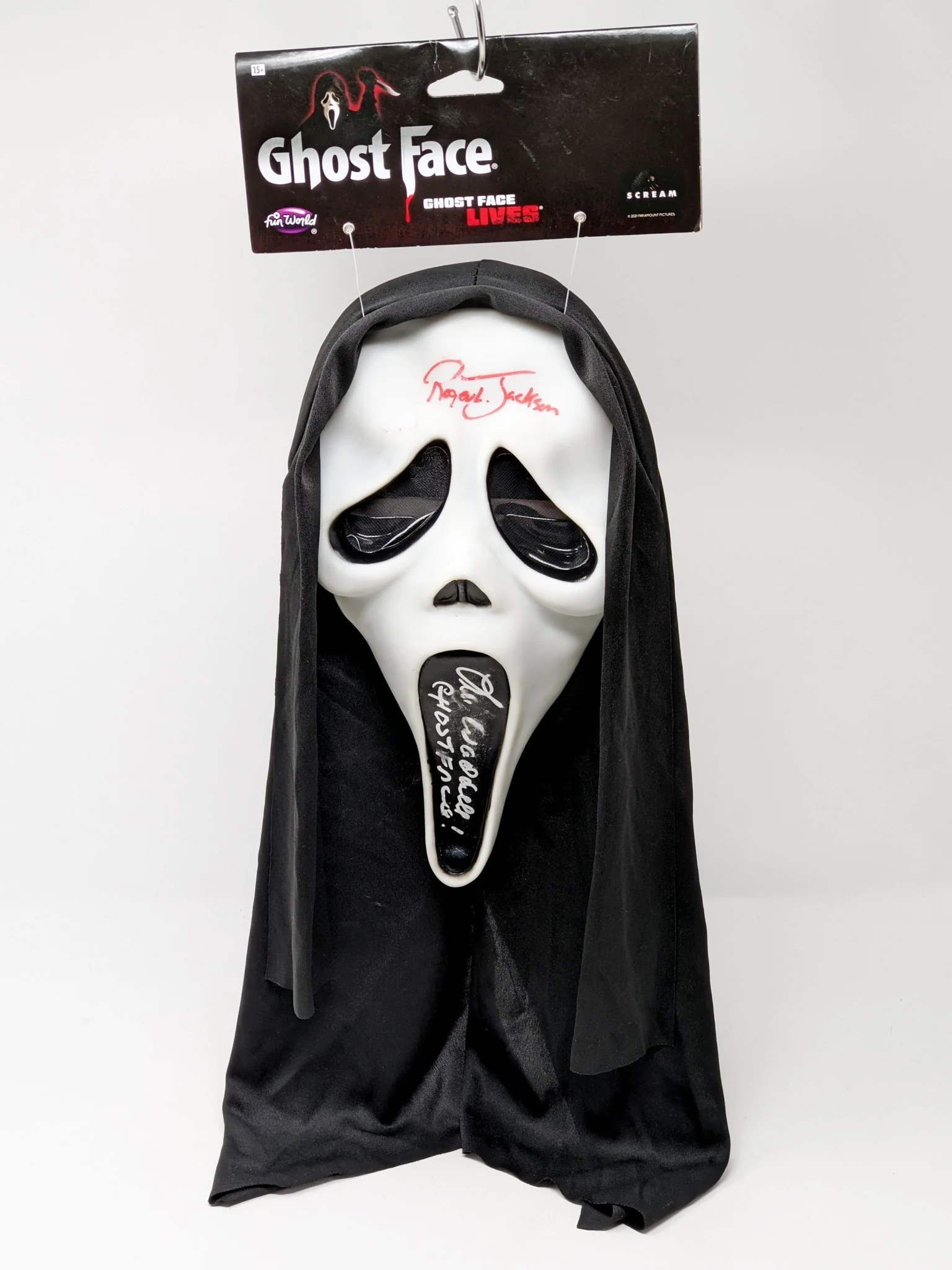 SCREAM Cast Signed x2 Ghost Face Mask Jackson, Waddell JSA Certified Autograph - Image 2