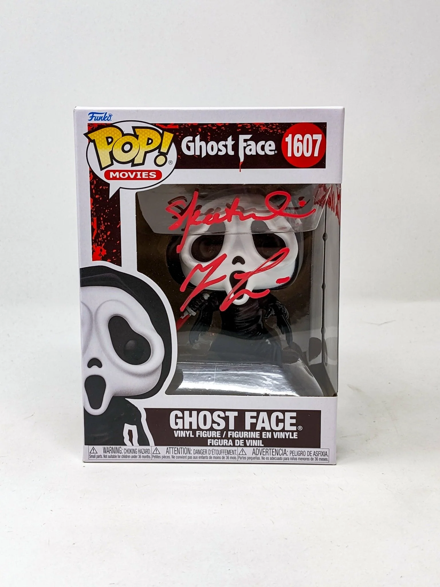 Scream Ghost Face #1607 Funko Pop Cast x3 Signed Lillard, Ulrich, Waddell JSA Certified Autograph - Image 2