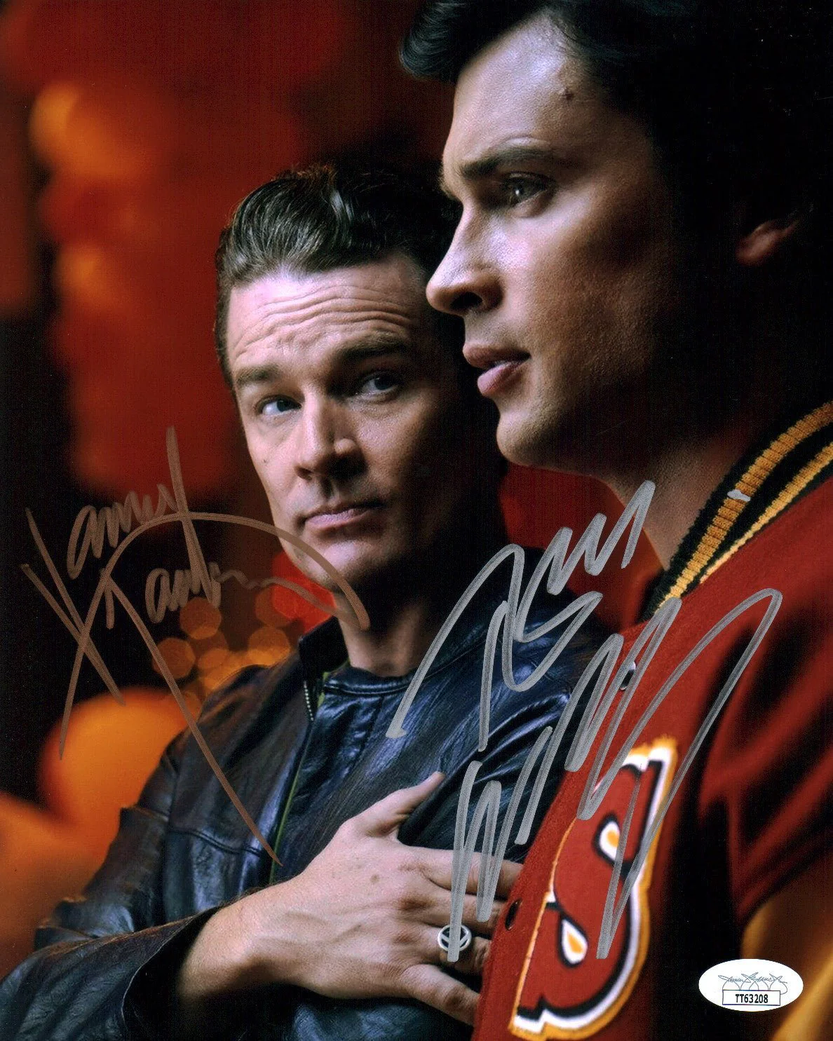 Smallville 8x10 Signed Photo Marsters Welling JSA Certified Autograph - Image 2
