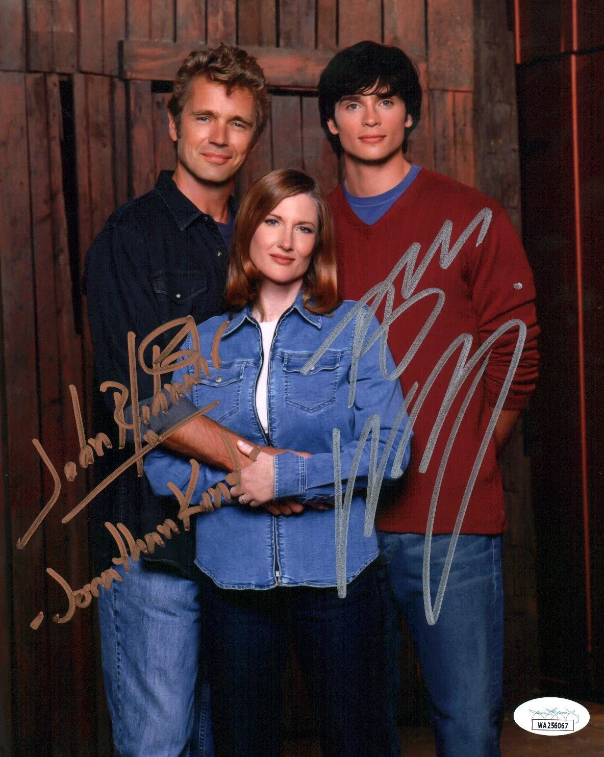 Smallville 8x10 Signed Photo Schneider Welling JSA Certified Autograph - Image 2