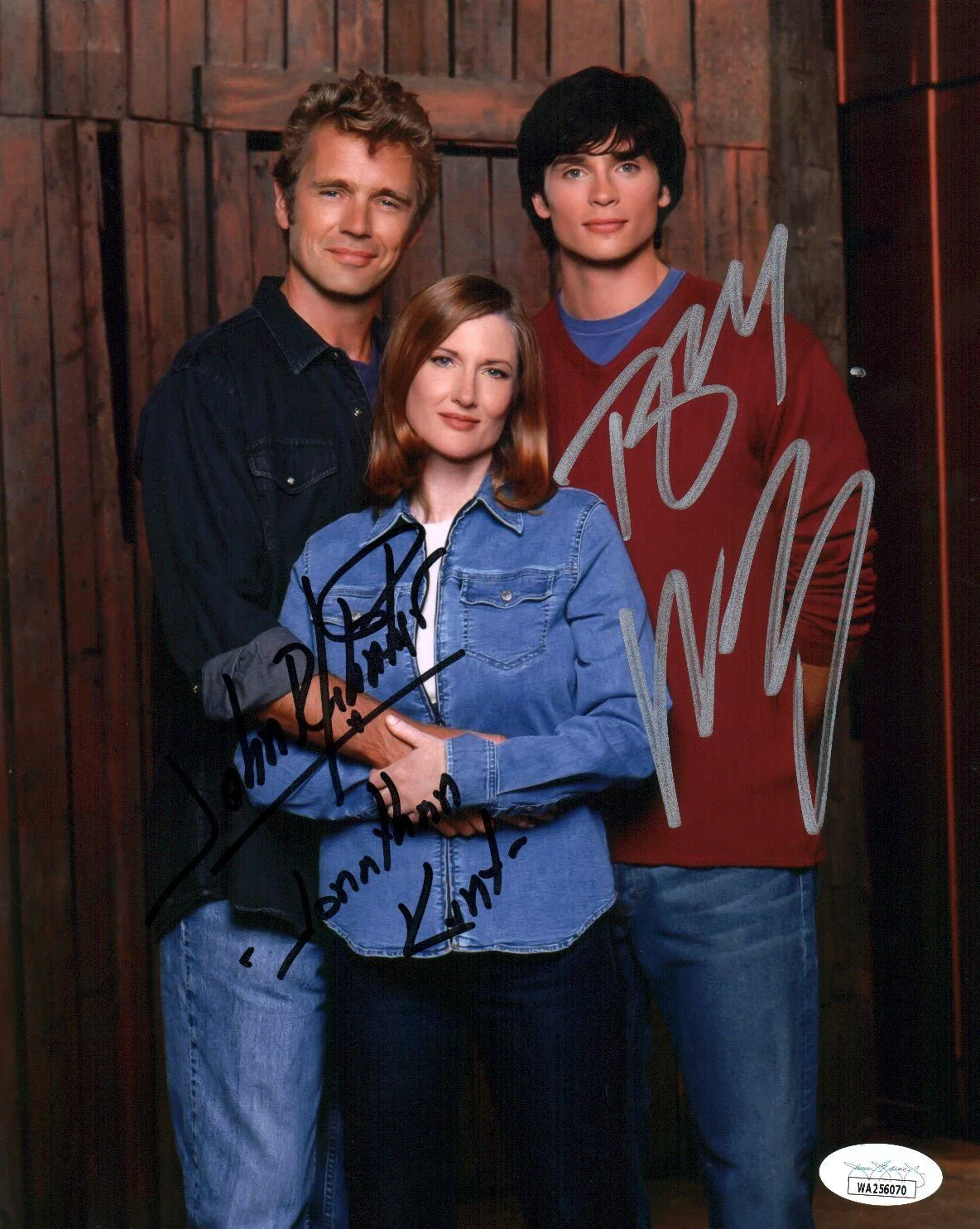 Smallville 8x10 Signed Photo Schneider Welling JSA Certified Autograph - Image 3