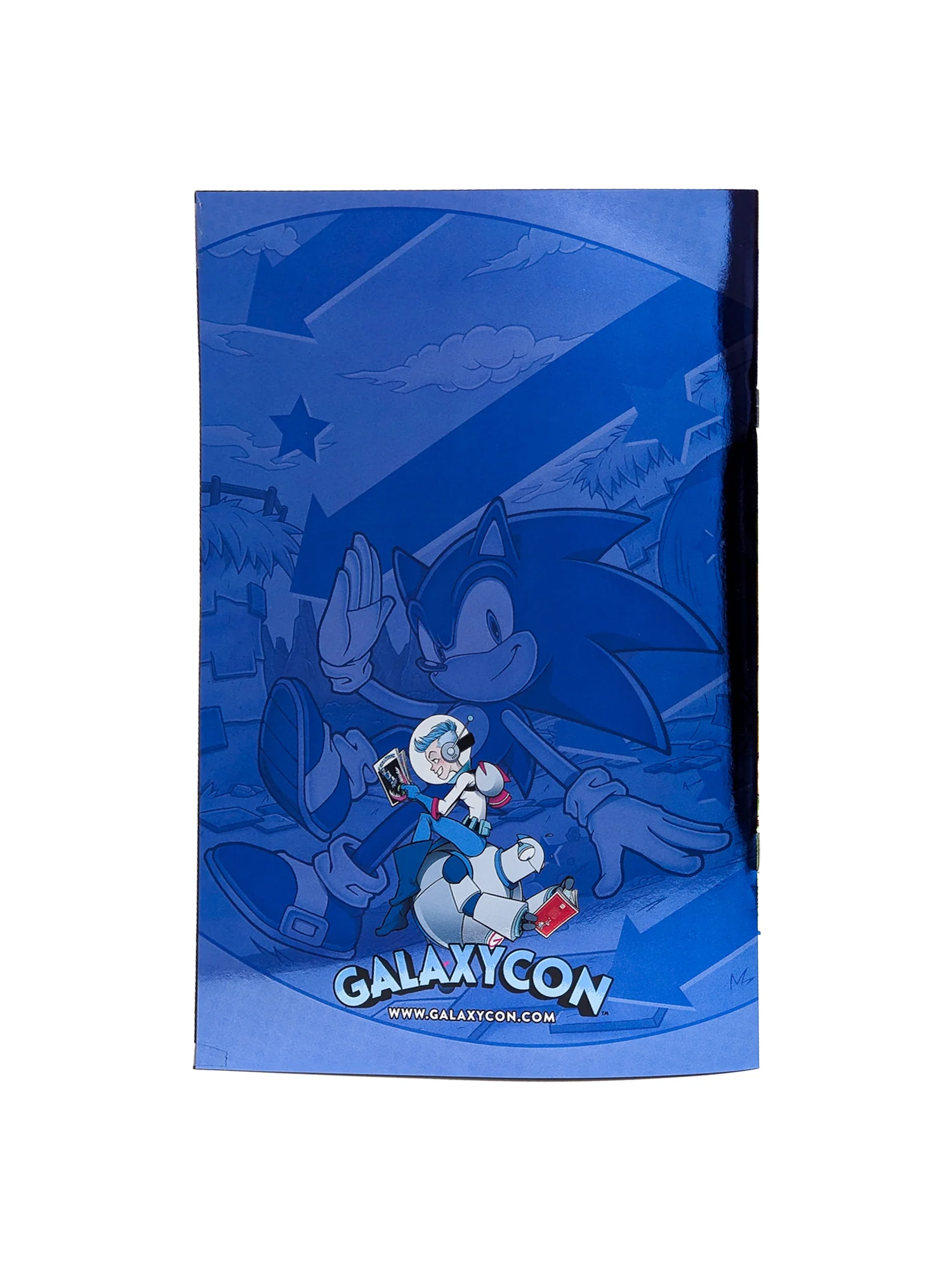 SONIC THE HEDGEHOG #1 GALAXYCON FOIL COVER C COMIC BOOK - Image 3