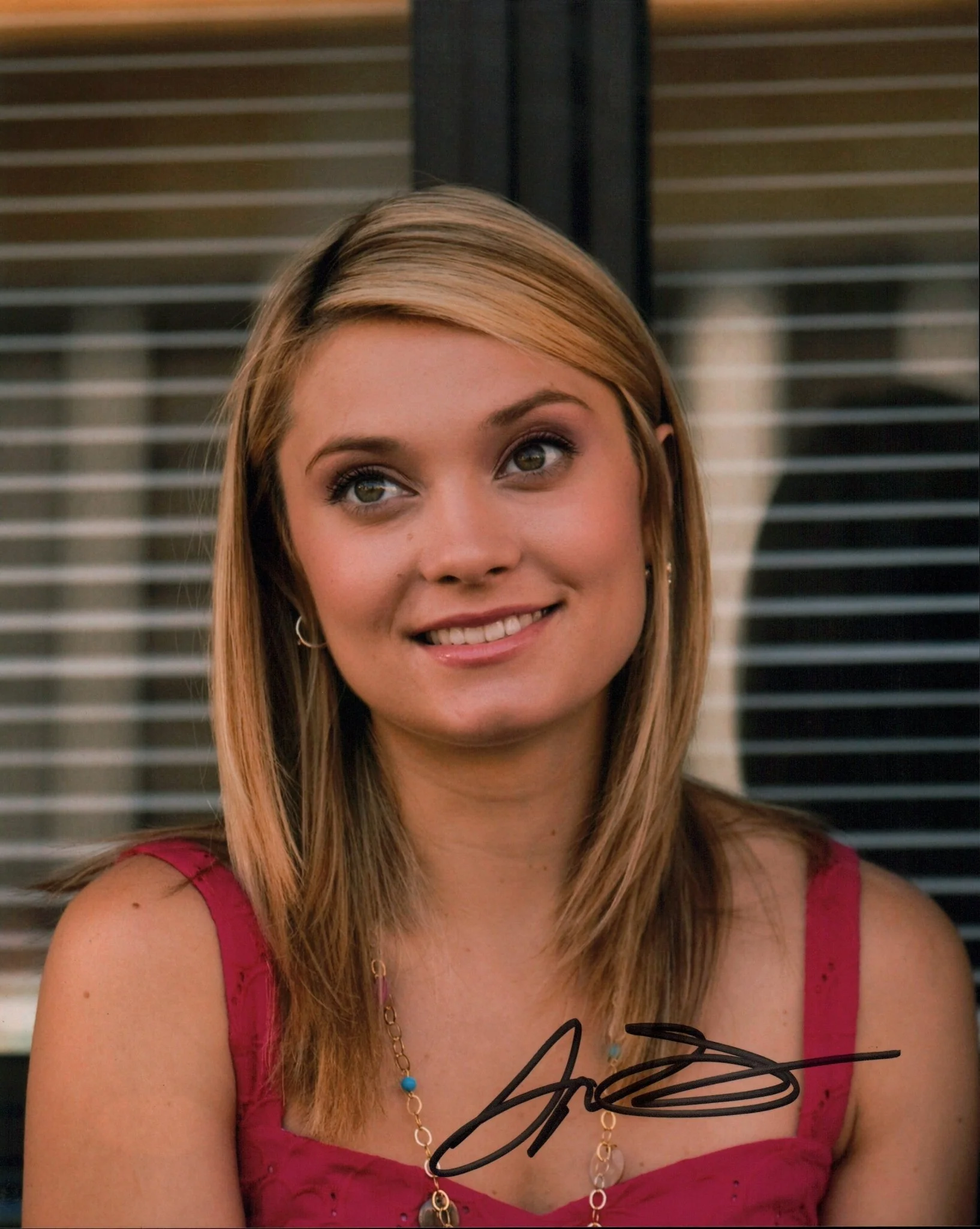 Spencer Grammer Greek 8x10 Signed Photo JSA Certified Autograph