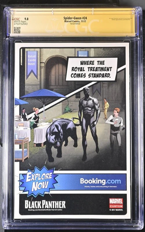 Spider-Gwen #24 Venomized Villains Variant Marvel Comics CGC Signature Series 9.8 Signed & Sketch Robbi Rodriguez - Image 5