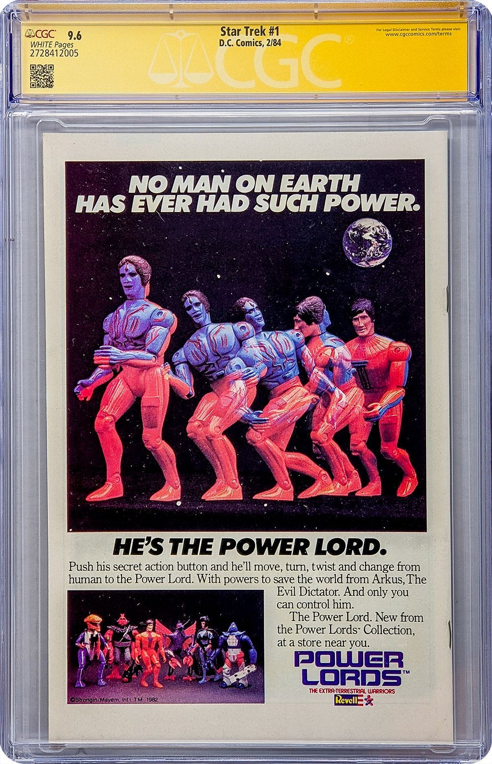Star Trek #1 DC Comics CGC Signature Series 9.6 William Shatner - Image 5