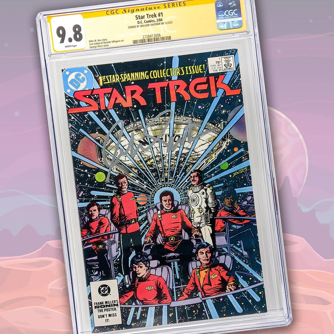 Star Trek #1 DC Comics CGC Signature Series 9.8 William Shatner