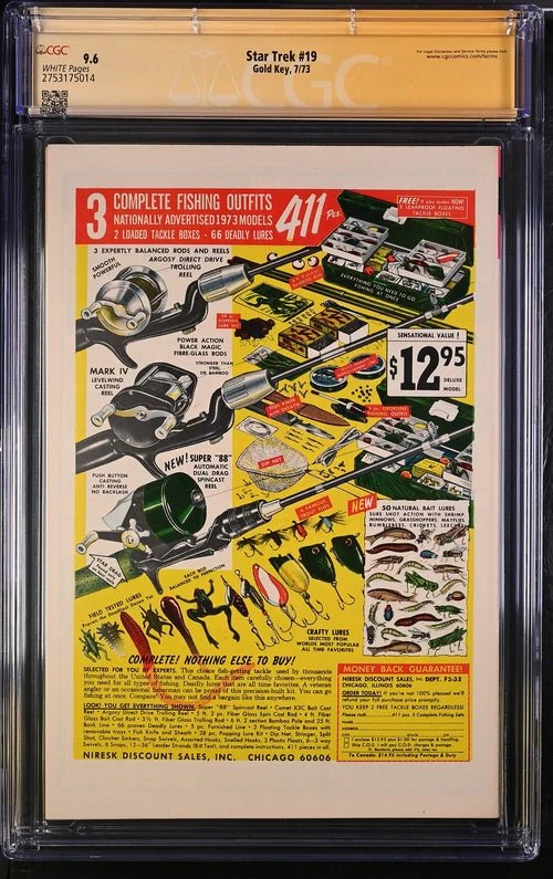 Star Trek #19 Gold Key CGC Signature Series 9.6 Cast x2 Signed Koenig, Shatner - Image 3