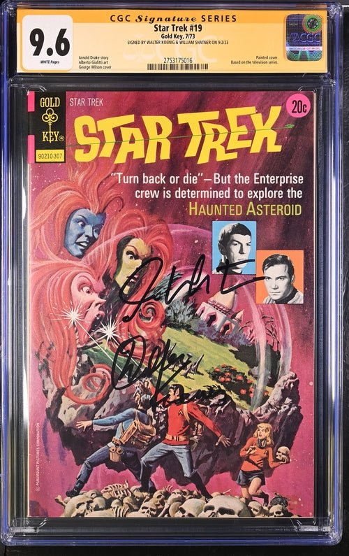 Star Trek #19 Gold Key CGC Signature Series 9.6 Cast x2 Signed Koenig, Shatner - Image 4