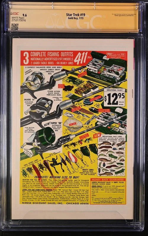 Star Trek #19 Gold Key CGC Signature Series 9.6 Cast x2 Signed Koenig, Shatner - Image 5