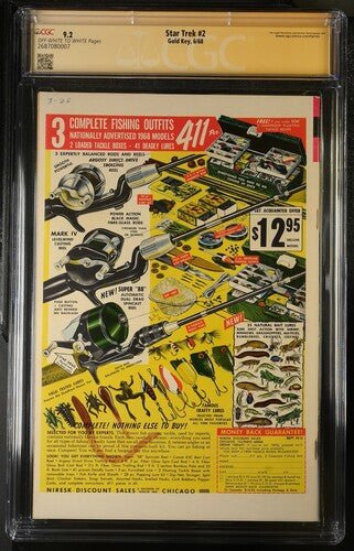 Star Trek #2 Gold Key CGC Signature Series 9.2 Signed William Shatner, George Takei, Walter Koenig - Image 3
