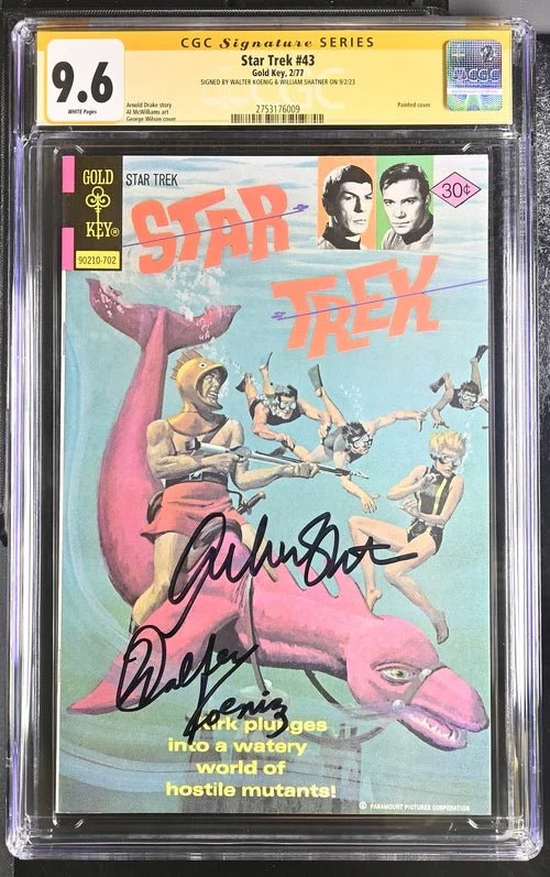 Star Trek #43 Gold Key CGC Signature Series 9.6 Cast x2 Signed Koenig, Shatner - Image 4