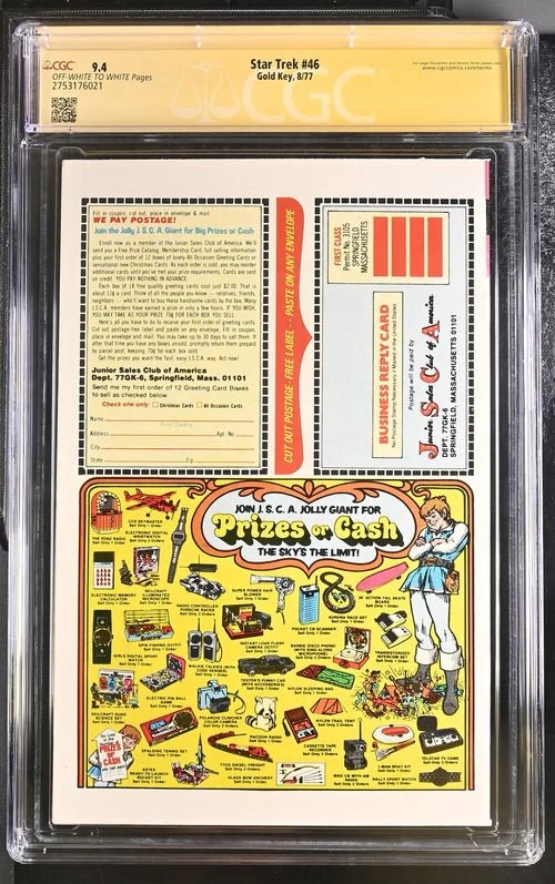 Star Trek #46 Gold Key CGC SS 9.4 Signed Koenig, Shatner - Image 5