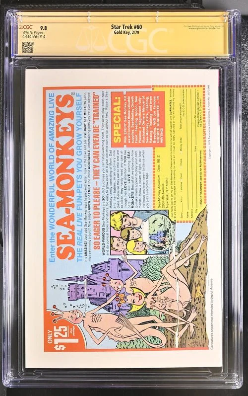 Star Trek #60 Gold Key CGC SS 9.8 Signed Koenig, Shatner - Image 3