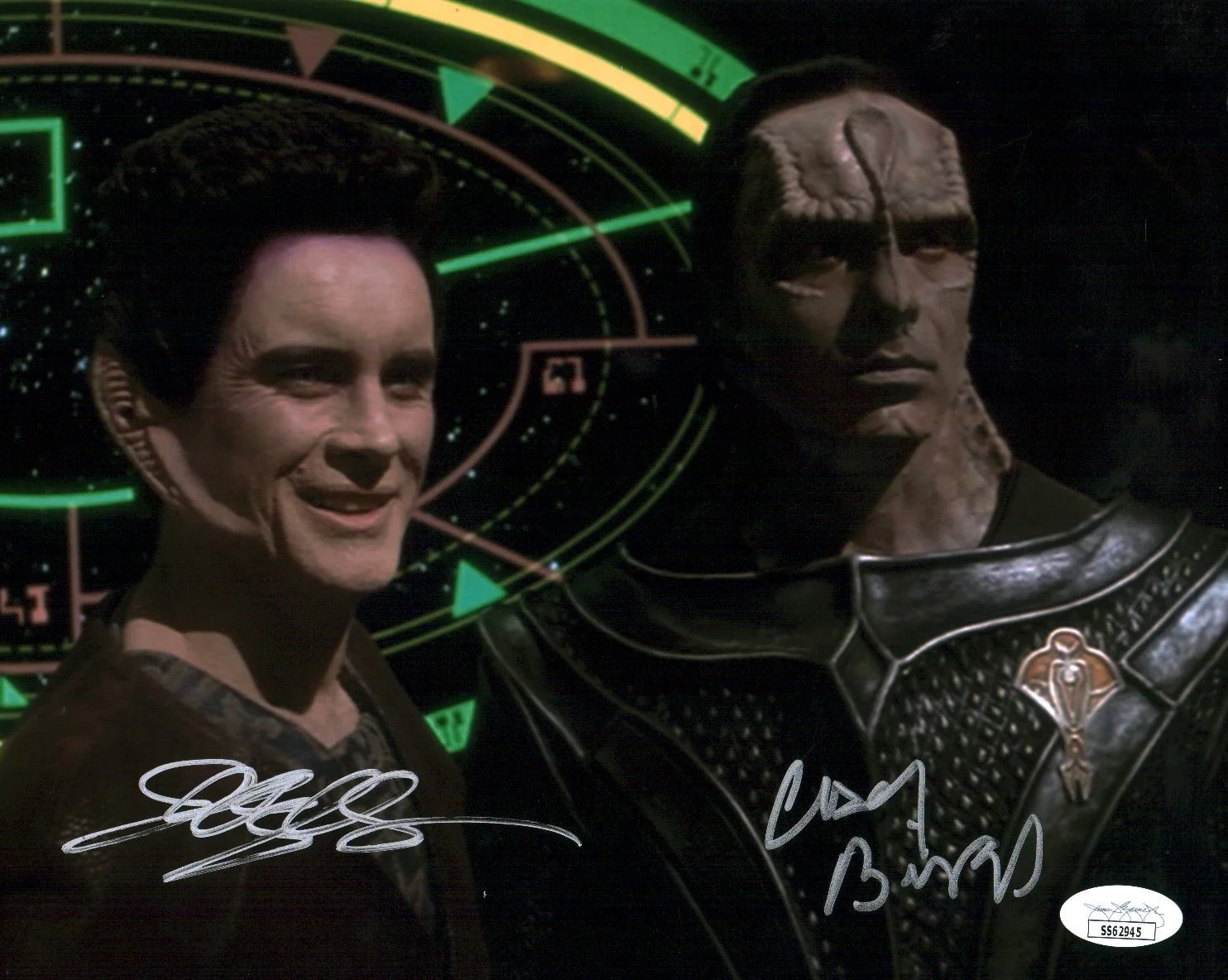 Star Trek: DS9 8x10 Photo Signed Biggs Combs JSA Certified Autograph