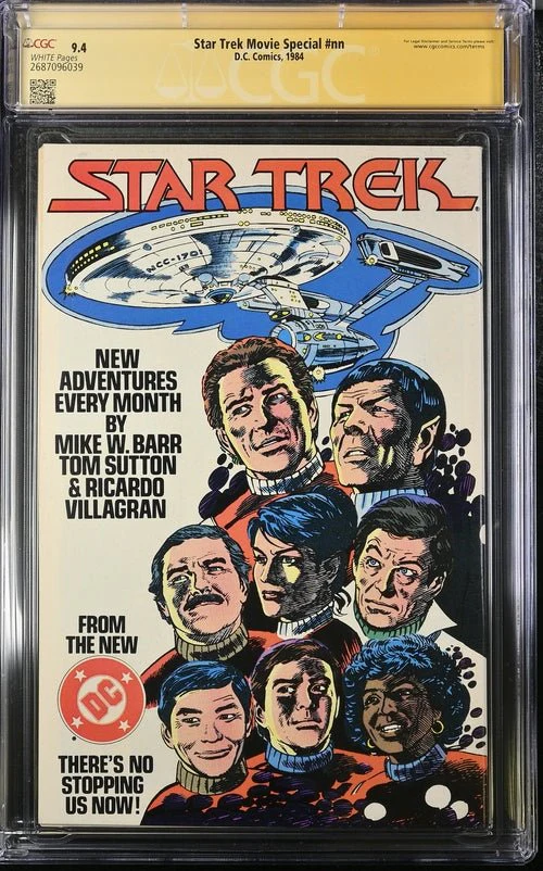 Star Trek: The Movie Special #nn DC Comics CGC Signature Series 9.4 Signed William Shatner - Image 3