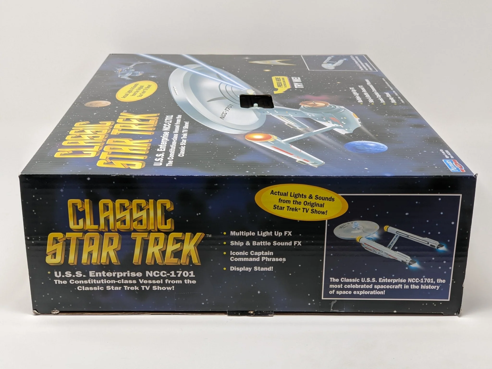 Star Trek USS Enterprise Playmates Model NCC-1701 x2 Signed Koenig Shatner JSA Certified Autograph - Image 10