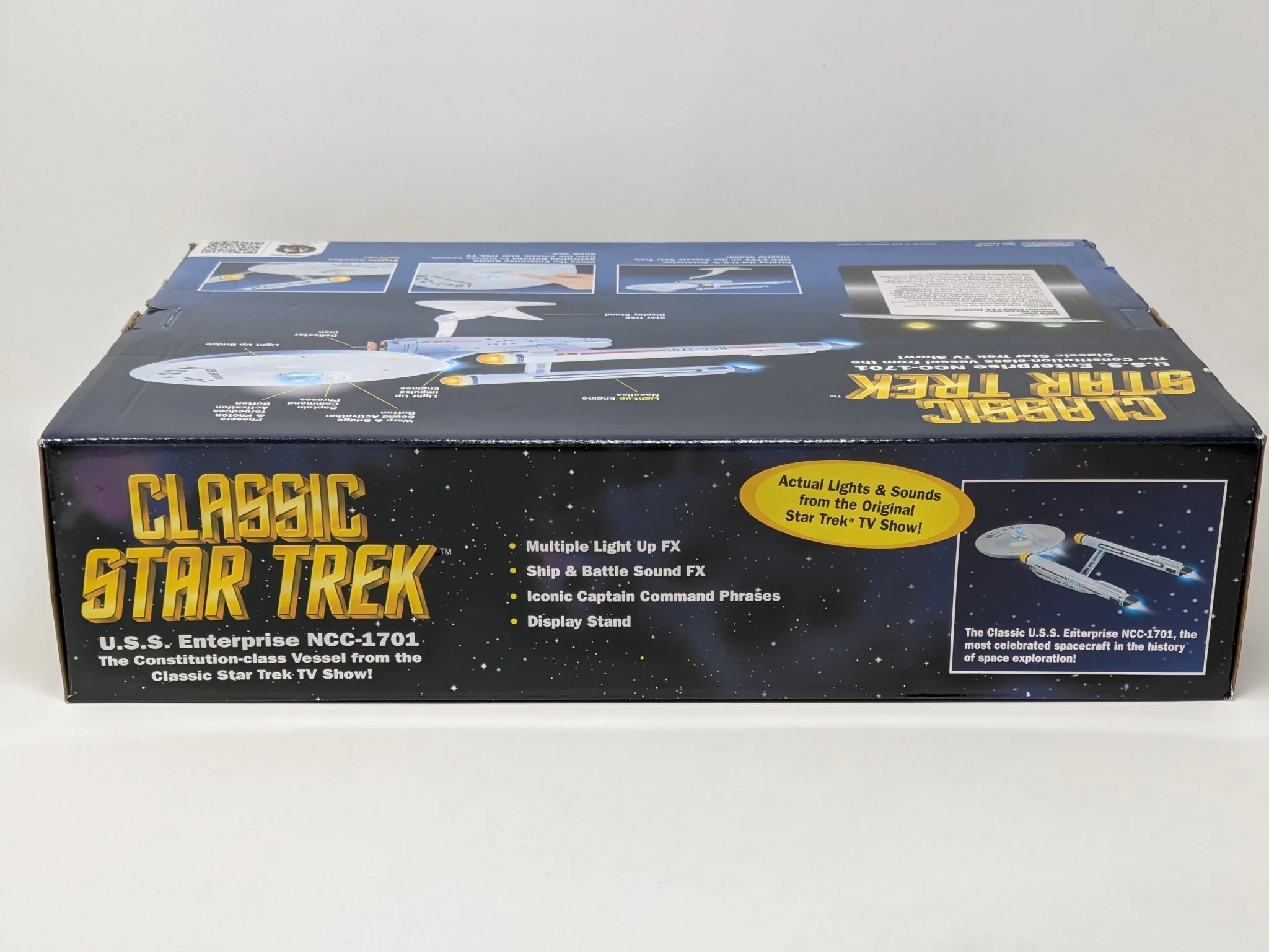 Star Trek USS Enterprise Playmates Model NCC-1701 x2 Signed Koenig Shatner JSA Certified Autograph - Image 11