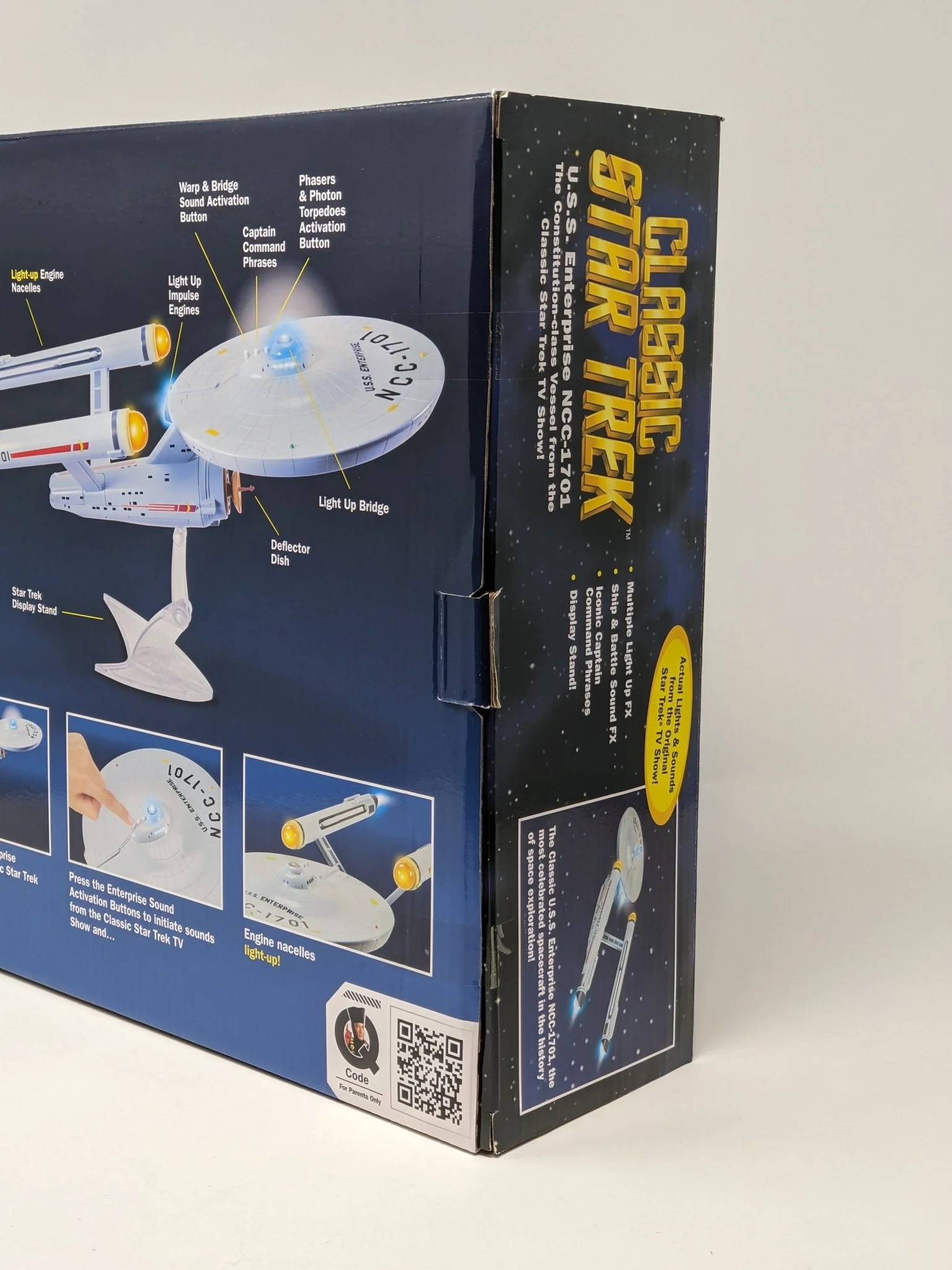 Star Trek USS Enterprise Playmates Model NCC-1701 x2 Signed Koenig Shatner JSA Certified Autograph - Image 117