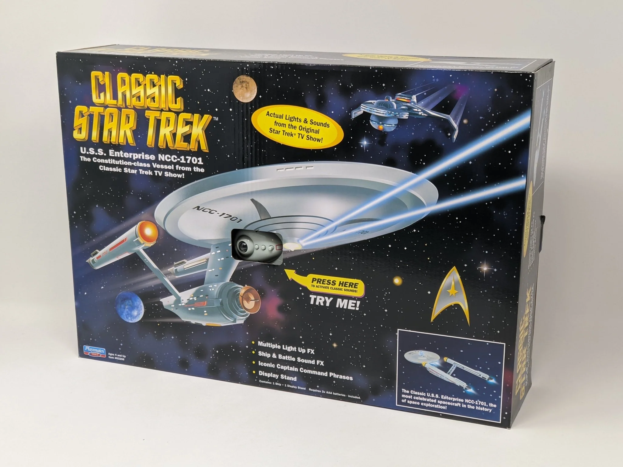 Star Trek USS Enterprise Playmates Model NCC-1701 x2 Signed Koenig Shatner JSA Certified Autograph - Image 123