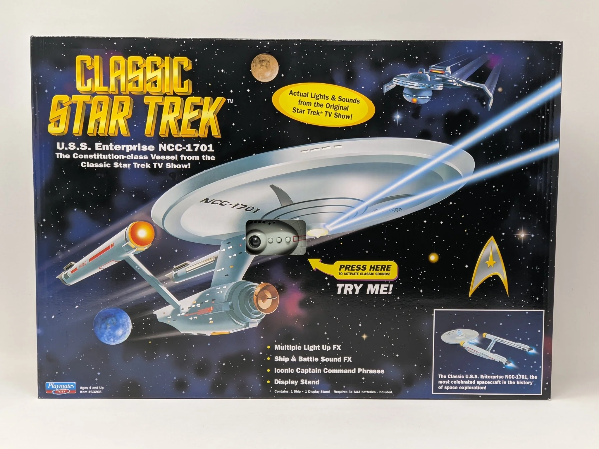 Star Trek USS Enterprise Playmates Model NCC-1701 x2 Signed Koenig Shatner JSA Certified Autograph - Image 124