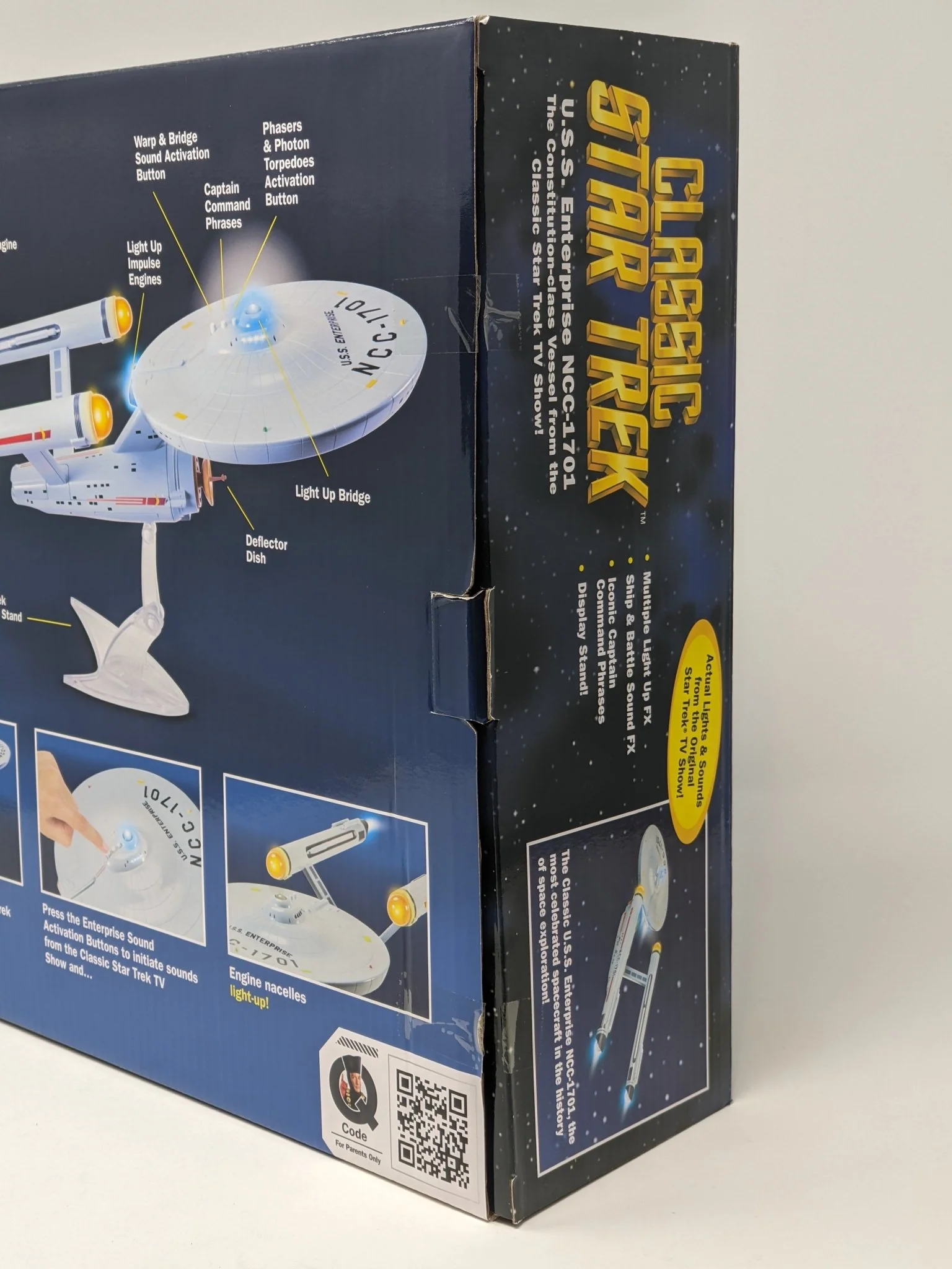Star Trek USS Enterprise Playmates Model NCC-1701 x2 Signed Koenig Shatner JSA Certified Autograph - Image 130