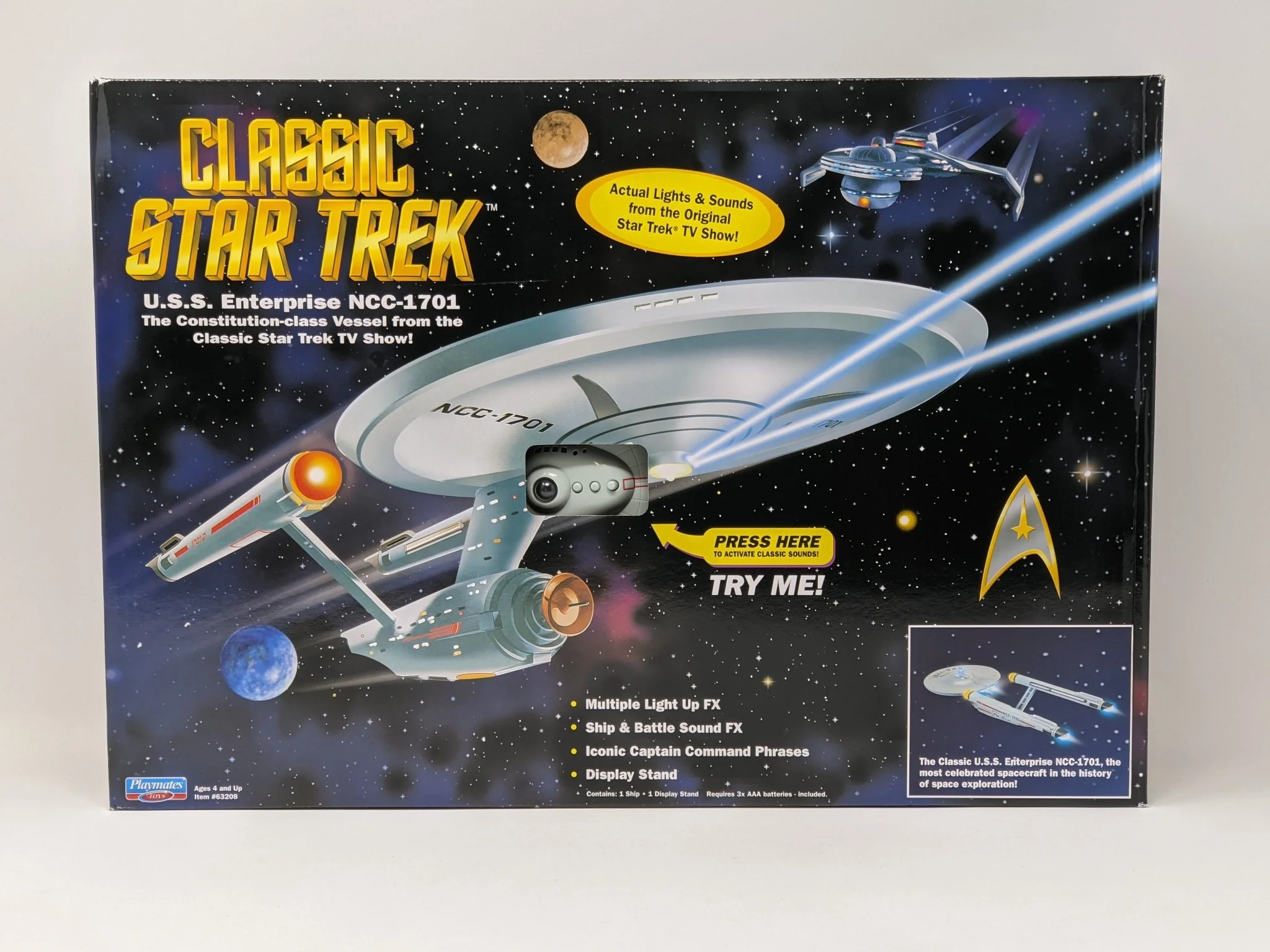 Star Trek USS Enterprise Playmates Model NCC-1701 x2 Signed Koenig Shatner JSA Certified Autograph - Image 140