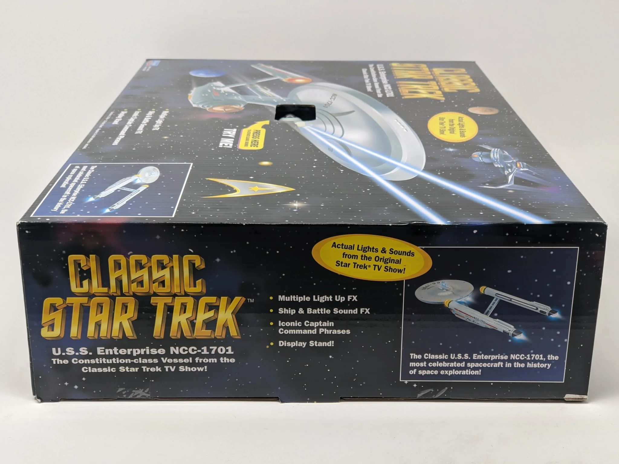 Star Trek USS Enterprise Playmates Model NCC-1701 x2 Signed Koenig Shatner JSA Certified Autograph - Image 144