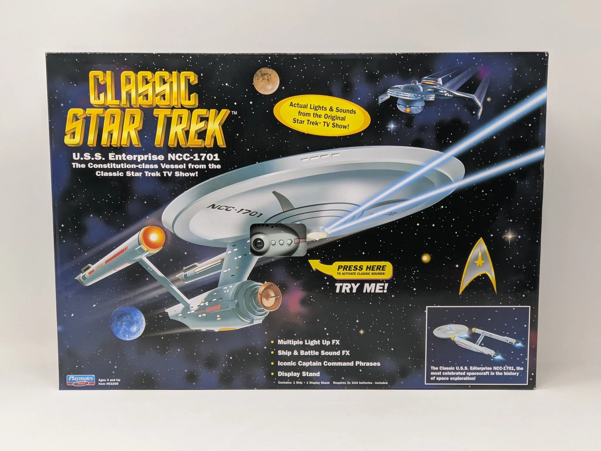Star Trek USS Enterprise Playmates Model NCC-1701 x2 Signed Koenig Shatner JSA Certified Autograph - Image 150
