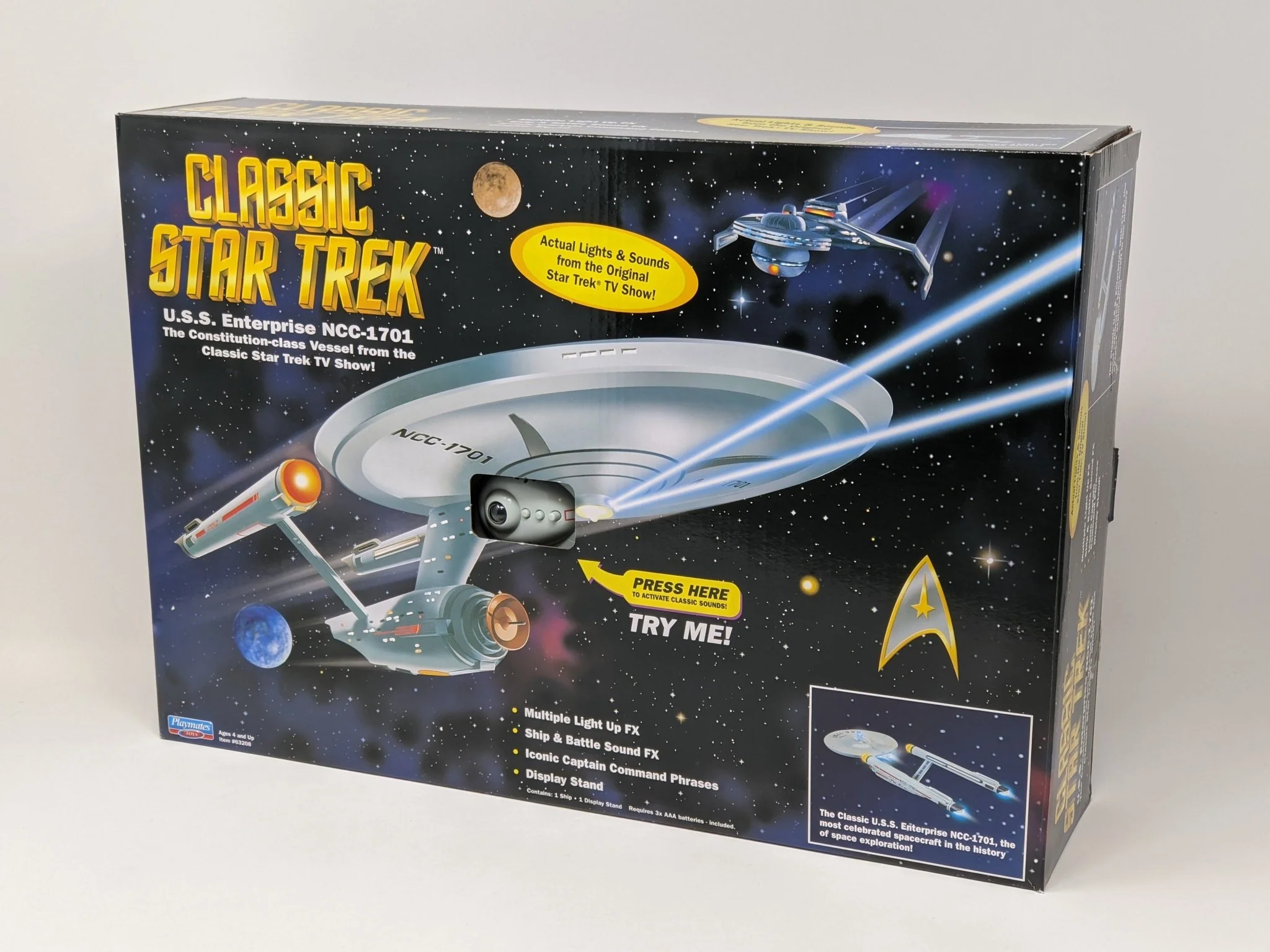 Star Trek USS Enterprise Playmates Model NCC-1701 x2 Signed Koenig Shatner JSA Certified Autograph - Image 16