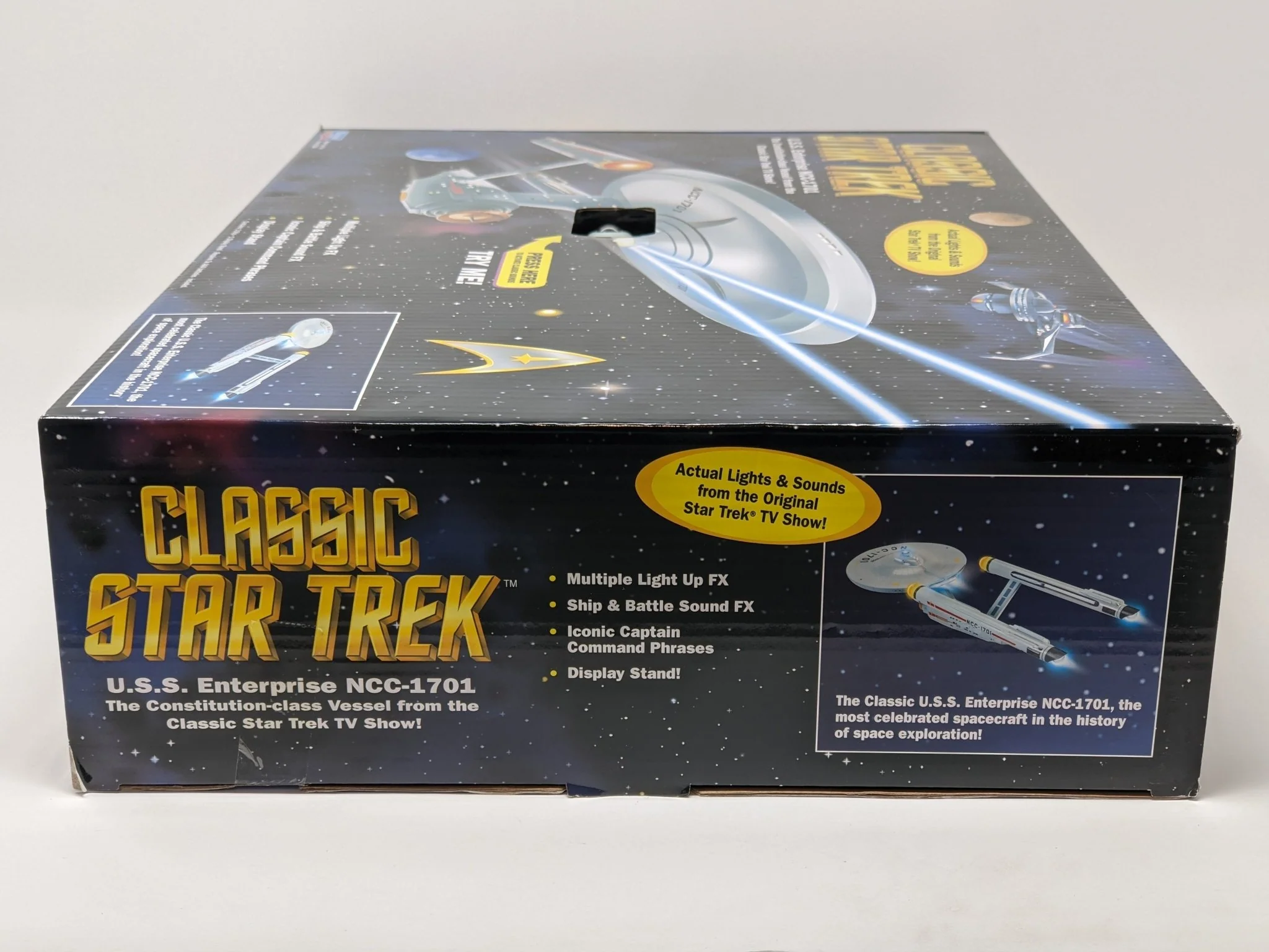 Star Trek USS Enterprise Playmates Model NCC-1701 x2 Signed Koenig Shatner JSA Certified Autograph - Image 19
