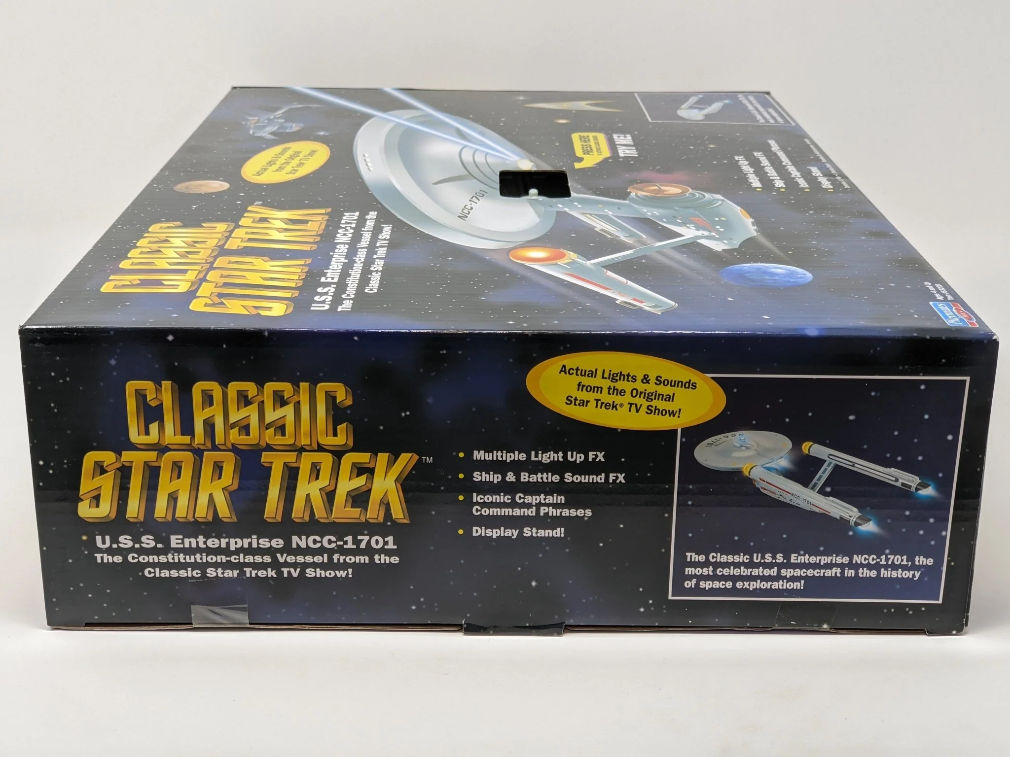 Star Trek USS Enterprise Playmates Model NCC-1701 x2 Signed Koenig Shatner JSA Certified Autograph - Image 20