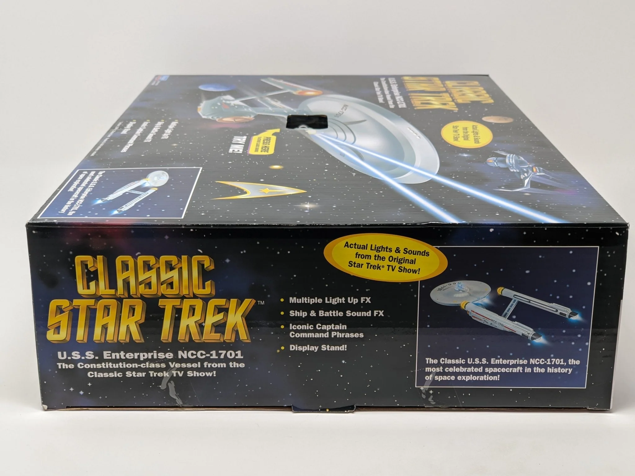 Star Trek USS Enterprise Playmates Model NCC-1701 x2 Signed Koenig Shatner JSA Certified Autograph - Image 24