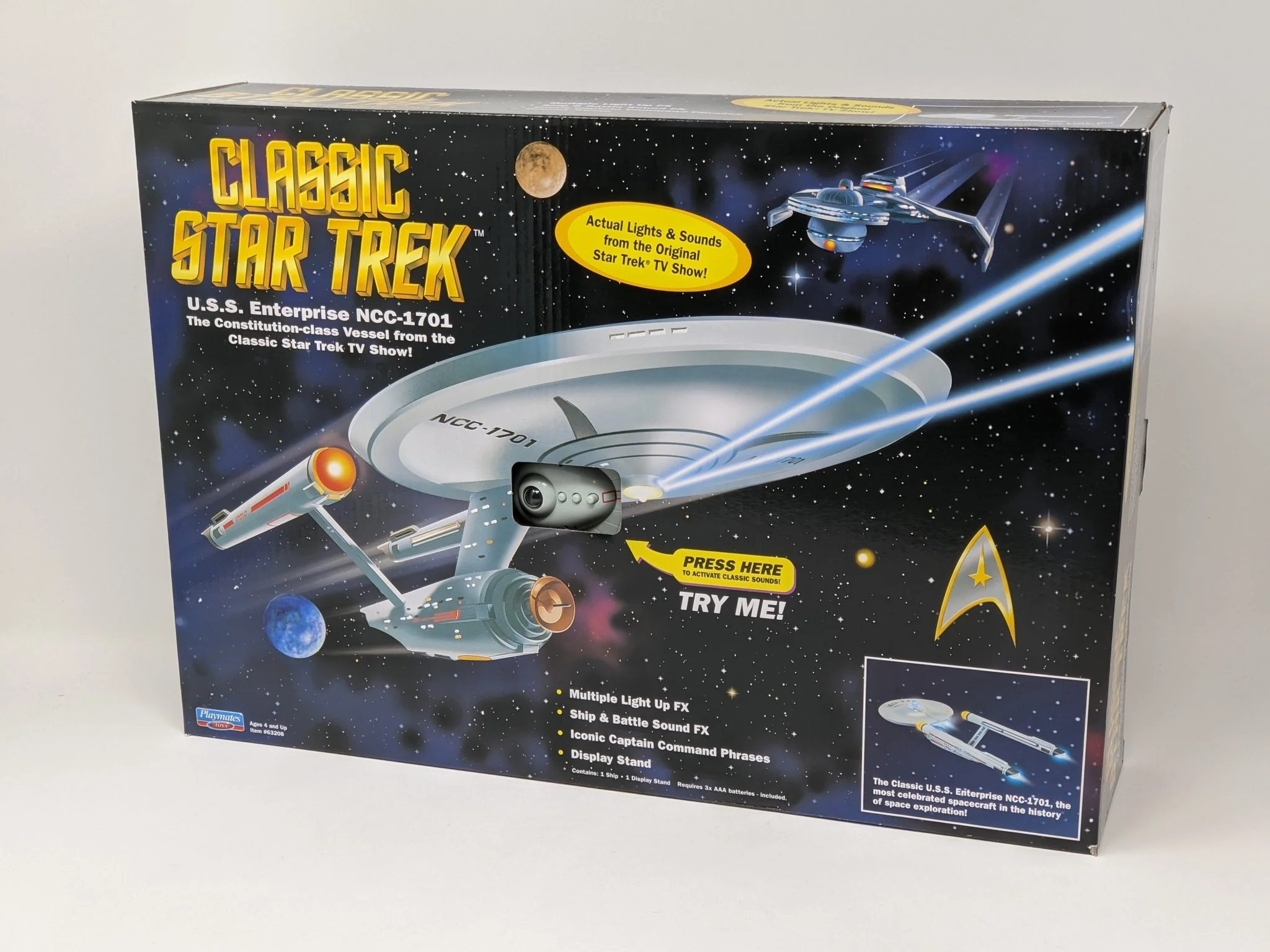 Star Trek USS Enterprise Playmates Model NCC-1701 x2 Signed Koenig Shatner JSA Certified Autograph - Image 26
