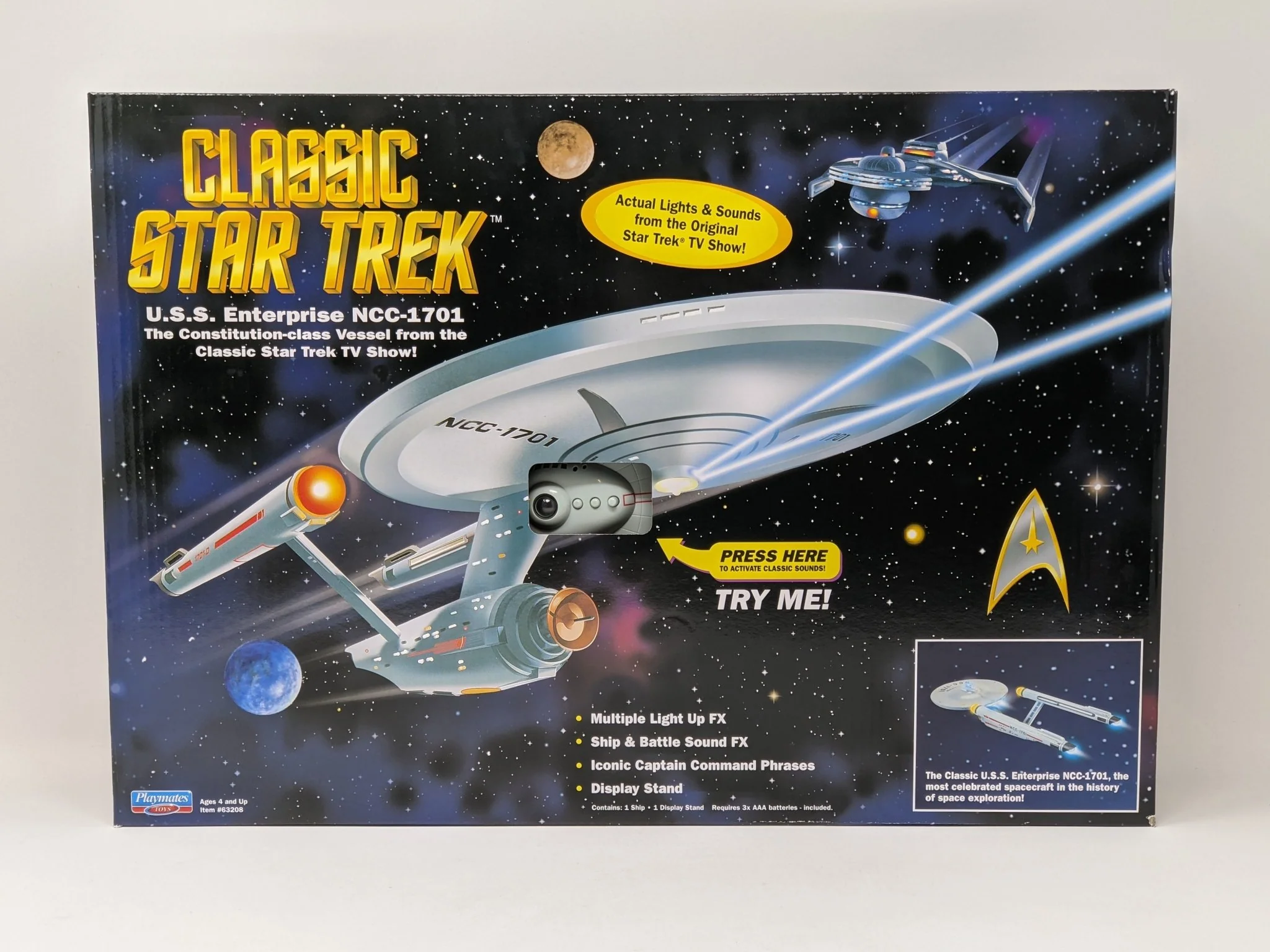 Star Trek USS Enterprise Playmates Model NCC-1701 x2 Signed Koenig Shatner JSA Certified Autograph - Image 27