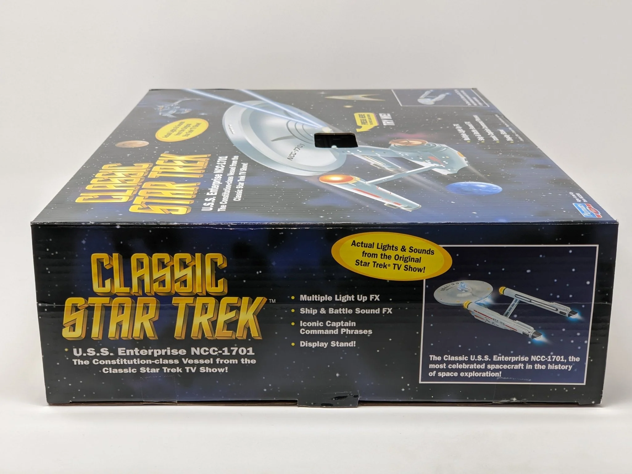 Star Trek USS Enterprise Playmates Model NCC-1701 x2 Signed Koenig Shatner JSA Certified Autograph - Image 30