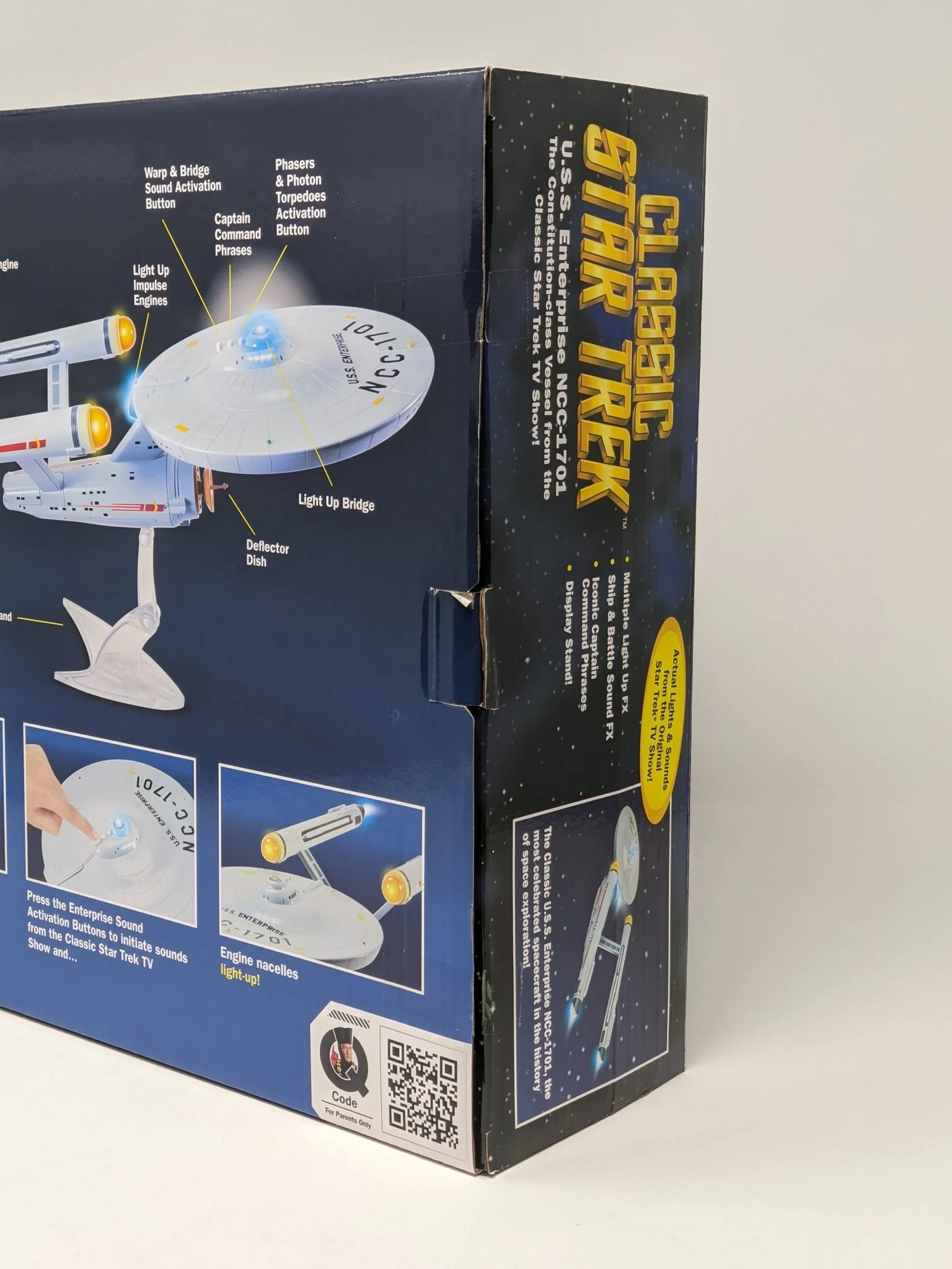 Star Trek USS Enterprise Playmates Model NCC-1701 x2 Signed Koenig Shatner JSA Certified Autograph - Image 33