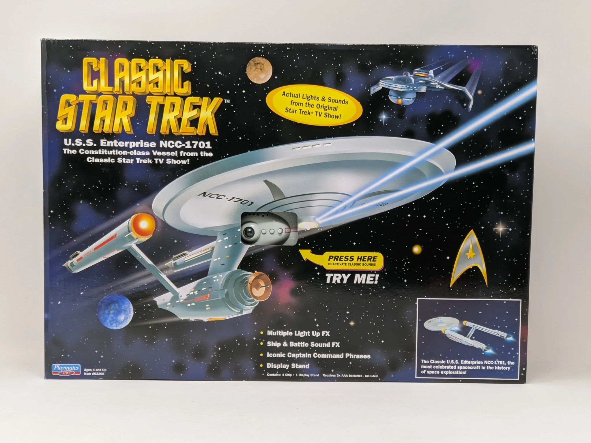 Star Trek USS Enterprise Playmates Model NCC-1701 x2 Signed Koenig Shatner JSA Certified Autograph - Image 46