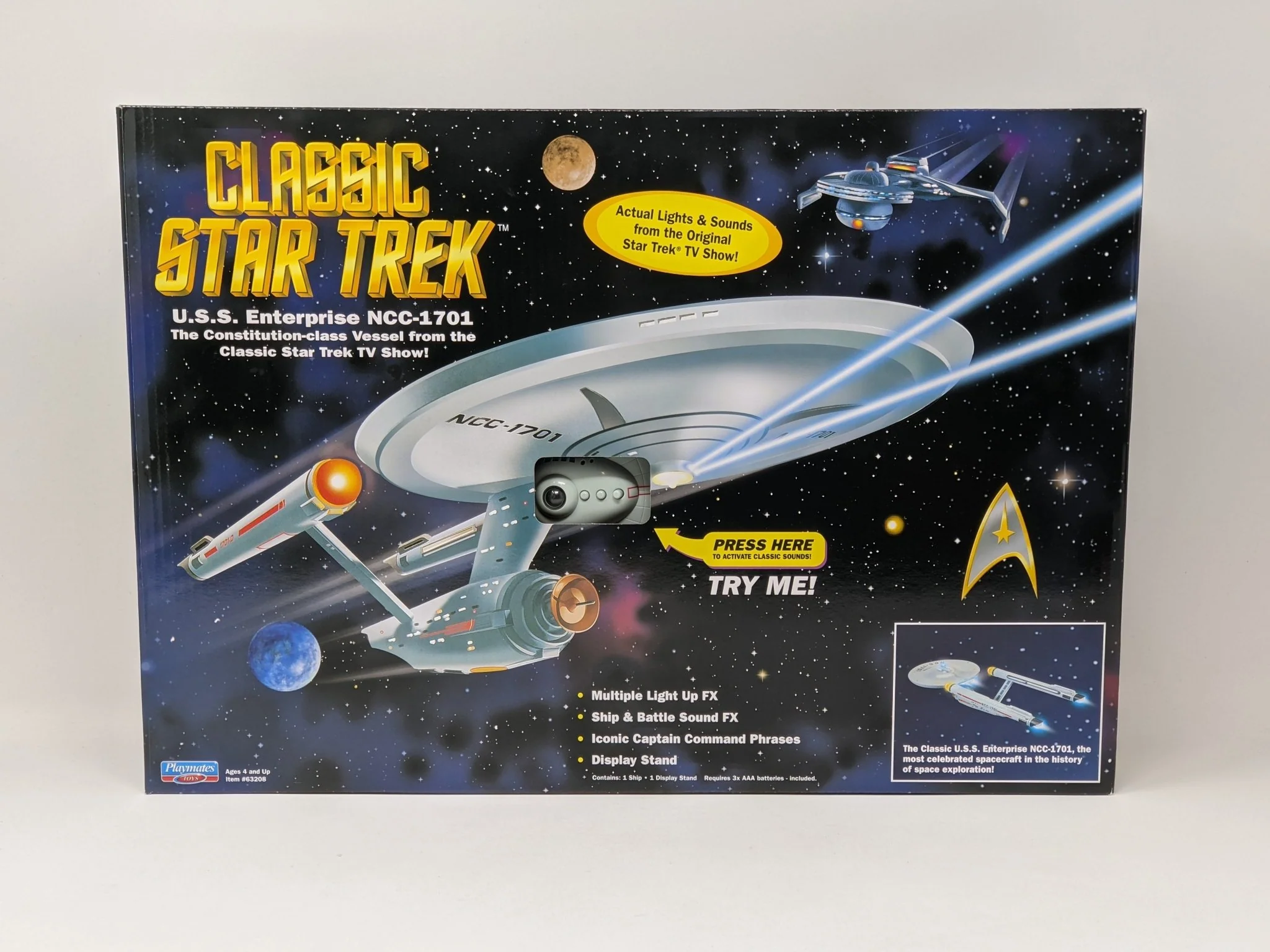 Star Trek USS Enterprise Playmates Model NCC-1701 x2 Signed Koenig Shatner JSA Certified Autograph - Image 55