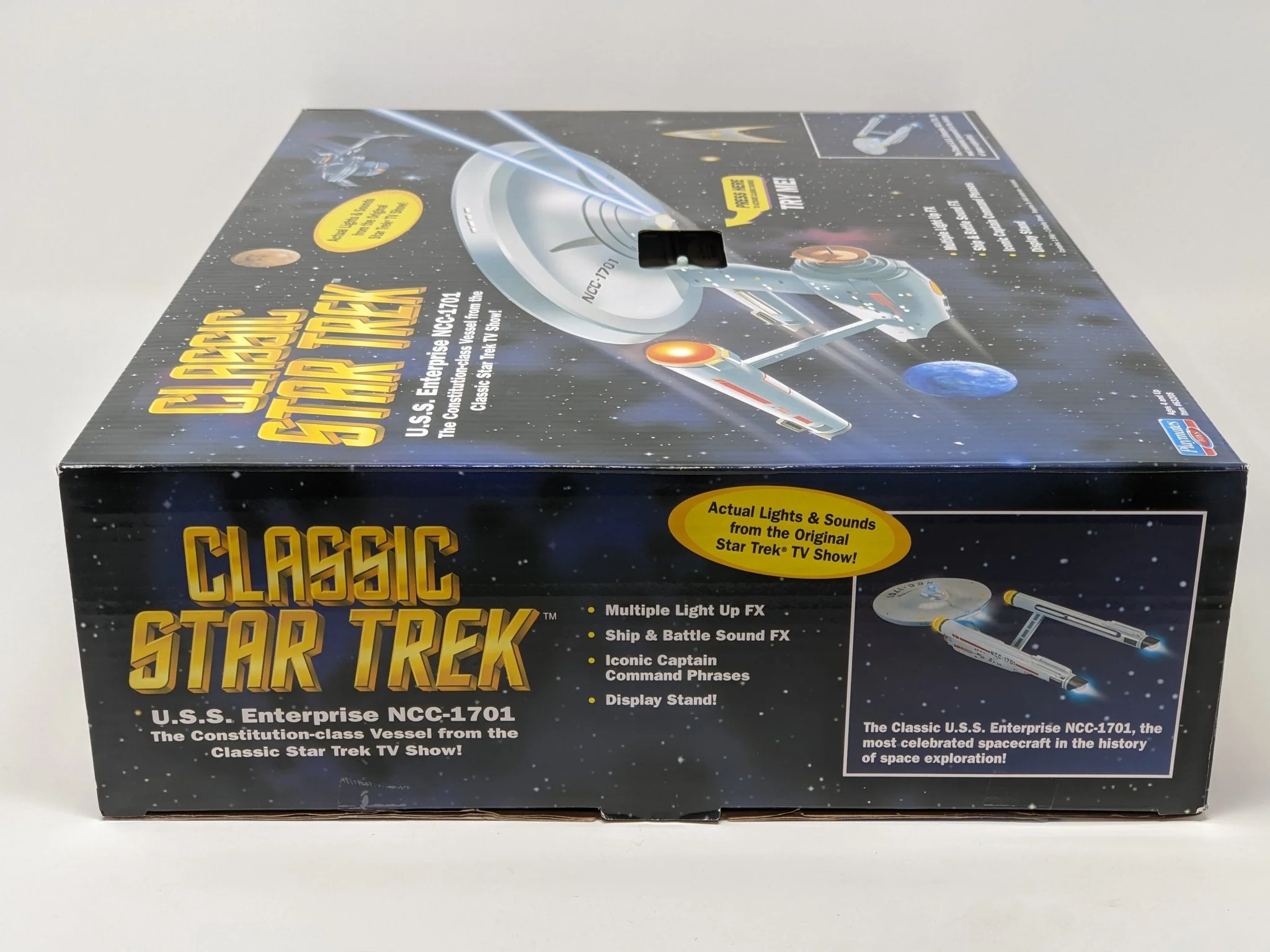 Star Trek USS Enterprise Playmates Model NCC-1701 x2 Signed Koenig Shatner JSA Certified Autograph - Image 58