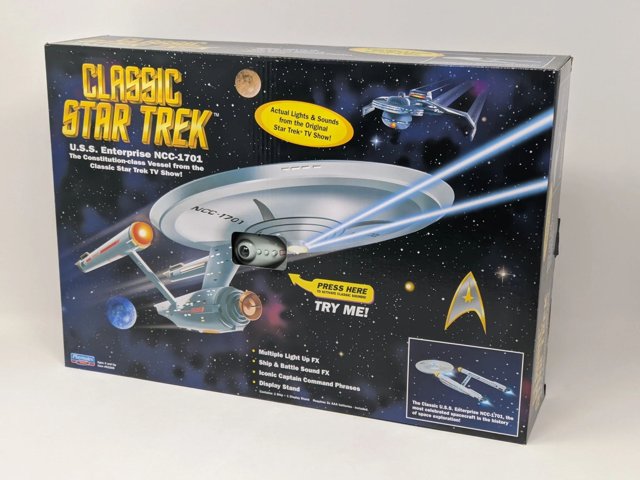 Star Trek USS Enterprise Playmates Model NCC-1701 x2 Signed Koenig Shatner JSA Certified Autograph - Image 64