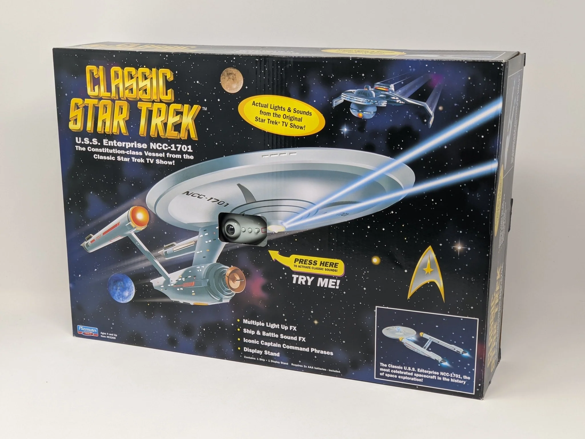 Star Trek USS Enterprise Playmates Model NCC-1701 x2 Signed Koenig Shatner JSA Certified Autograph - Image 74